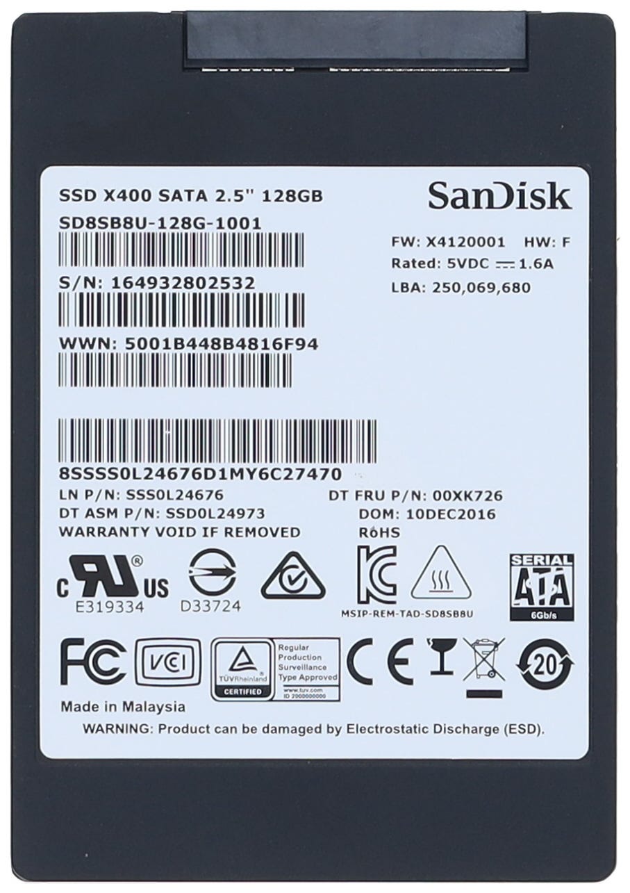 Dell 128GB SATA SSD