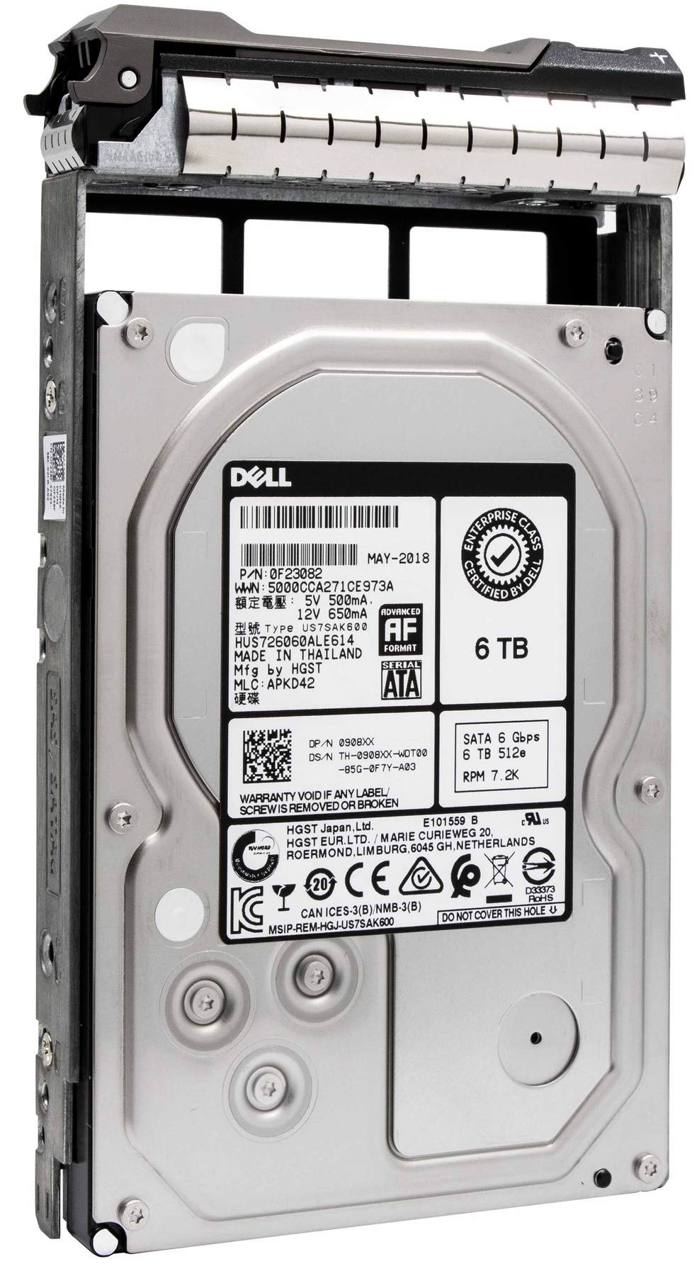 Dell 6TB SATA 3.5" HDD