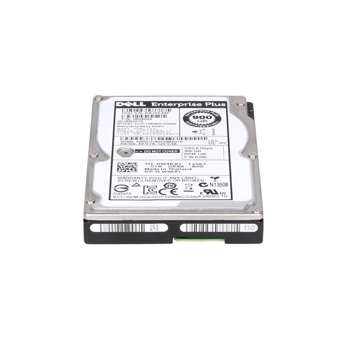 Dell 900GB SAS HDD