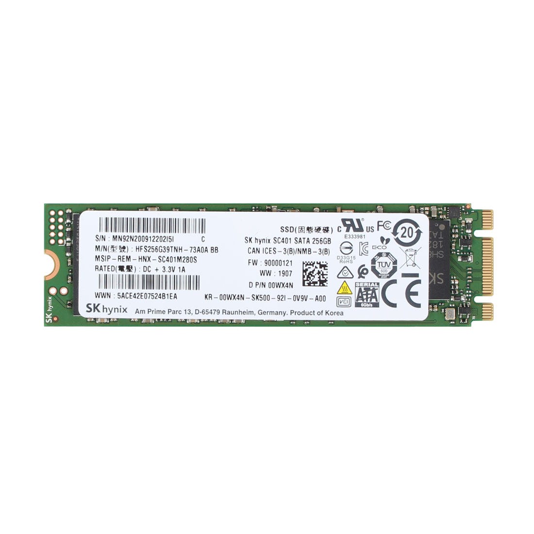 Dell 0WX4N 256GB SSD M.2 2280 HYNIX SC401 (2)