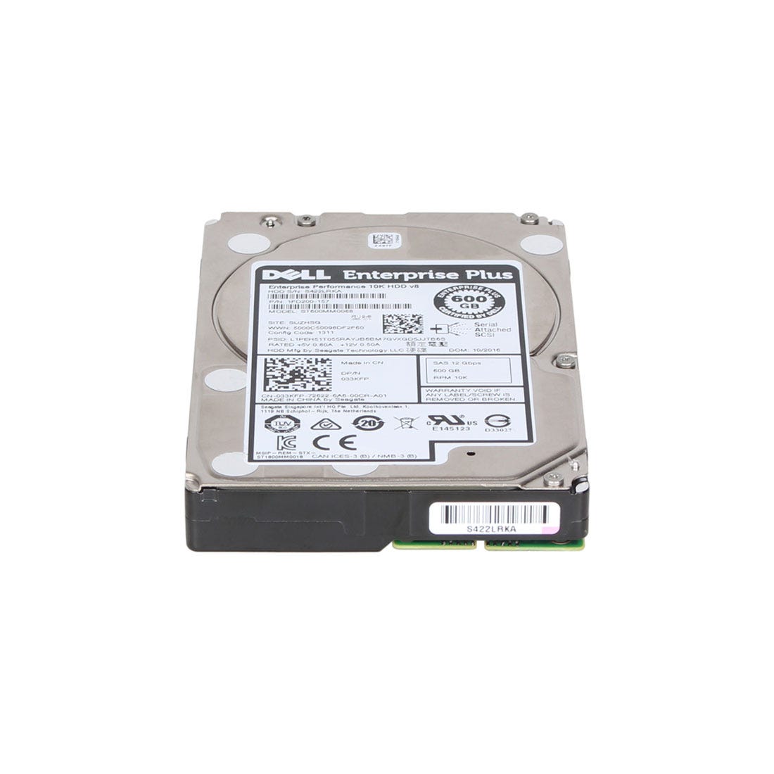 Dell 33KFP 600GB 10K SAS 2.5 12G EP+
