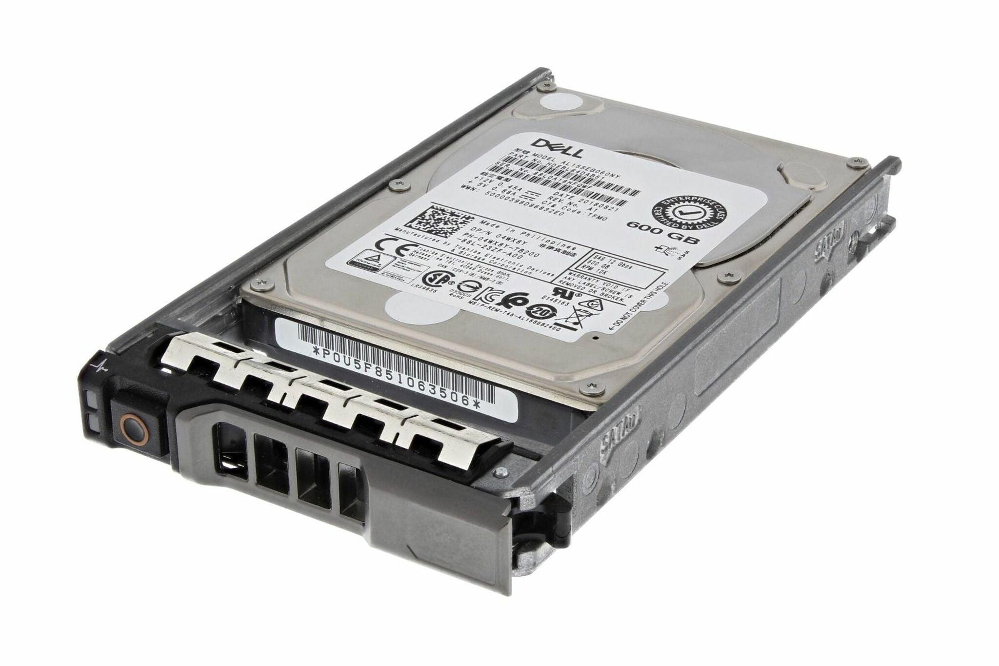 Dell Hard Drive 600GB 2.5inch SAS 12Gbps 15K HDD