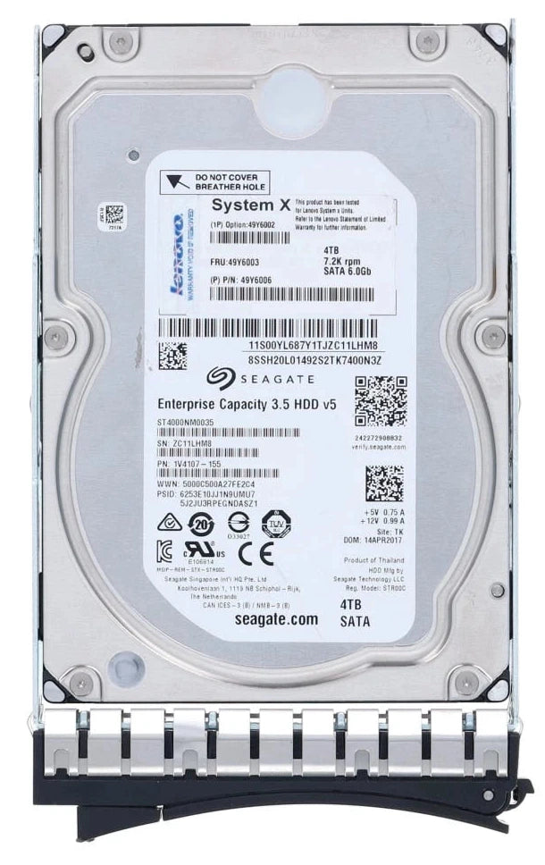 Lenovo 4TB SATA 3.5" HDD