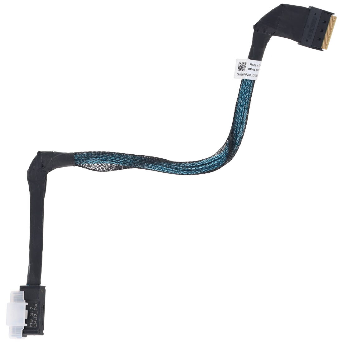 Dell 6D9XF CABLE, BP_DSP_PB1 TO MB_SL2_CPU2-PA1, NVME 2-3, 10BAY R650