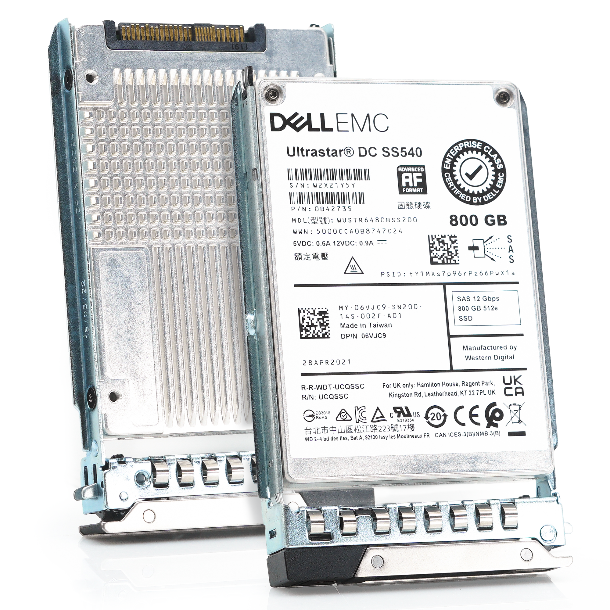 Dell 6VJC9 800GB SSD SAS 2.5 12G WUSTR6480BSS200 /