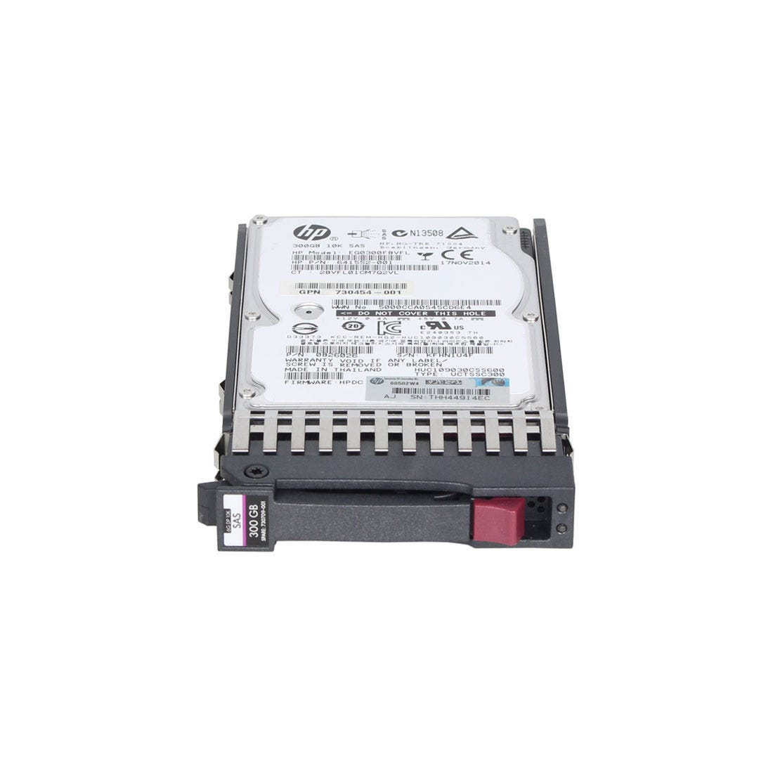 HPE MSA 300GB 6G 10K SAS (512n) 2.5" SFF Festplatte / Hard Disk with Standard Carrier - / E2D55A
