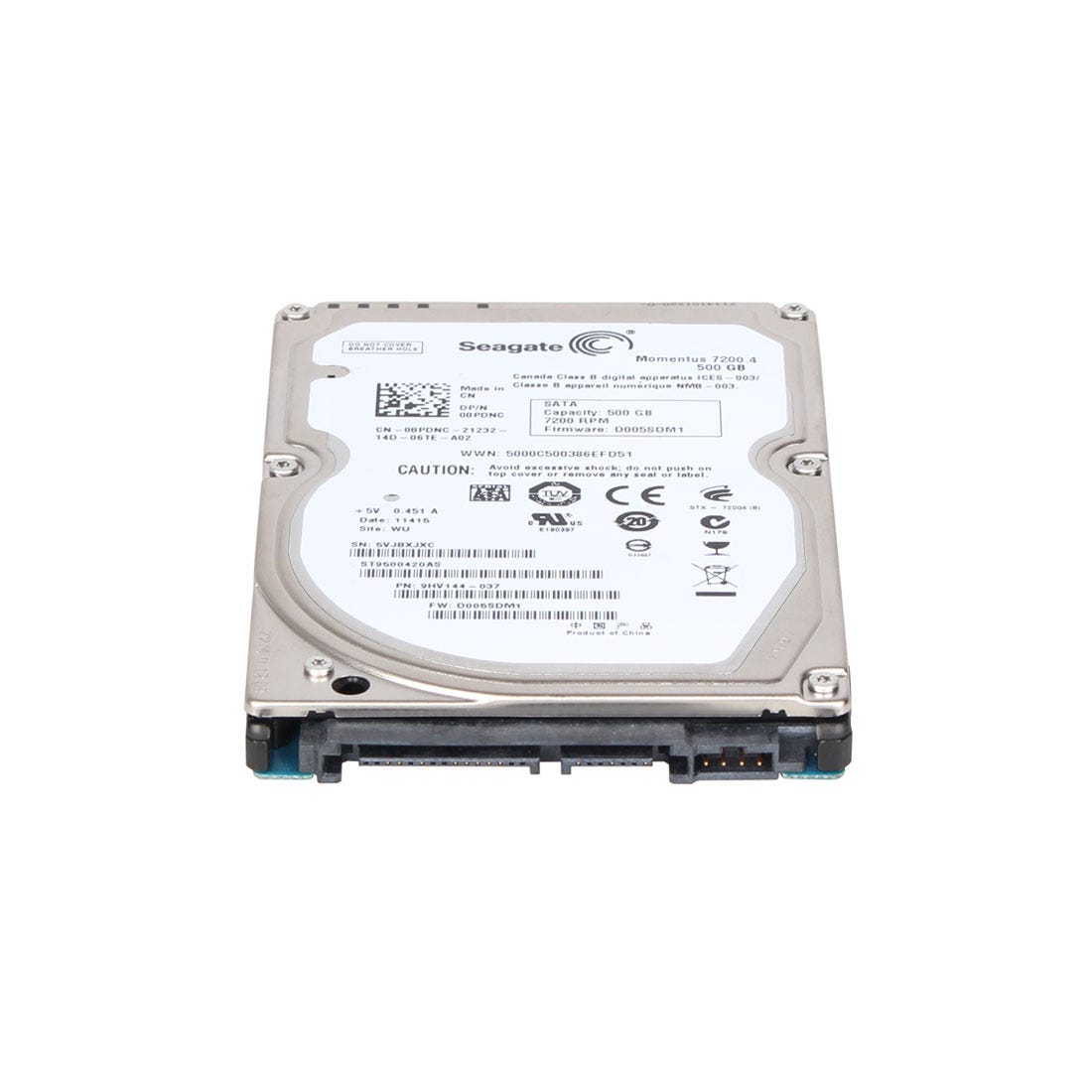 Dell 8PDNC 500GB 7.2K SATA 2.5 3G