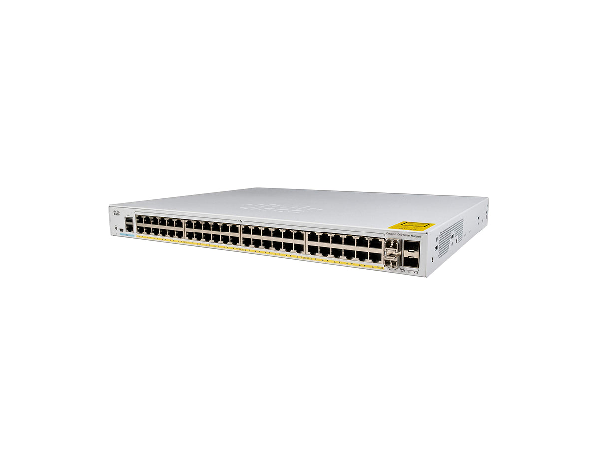 Cisco - C1000-48FP-4X-L Catalyst C1000-48FP Ethernet Switch 48Ports