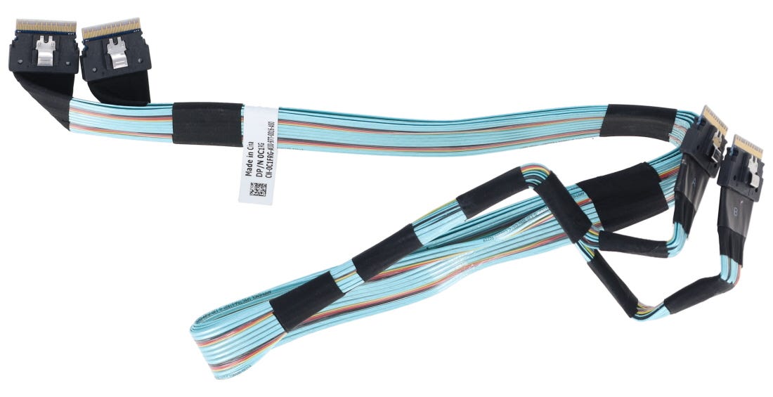 Dell C1FRG PowerEdge R740XD BP-A2 and BP-B2 to NVMe A and B Cable
