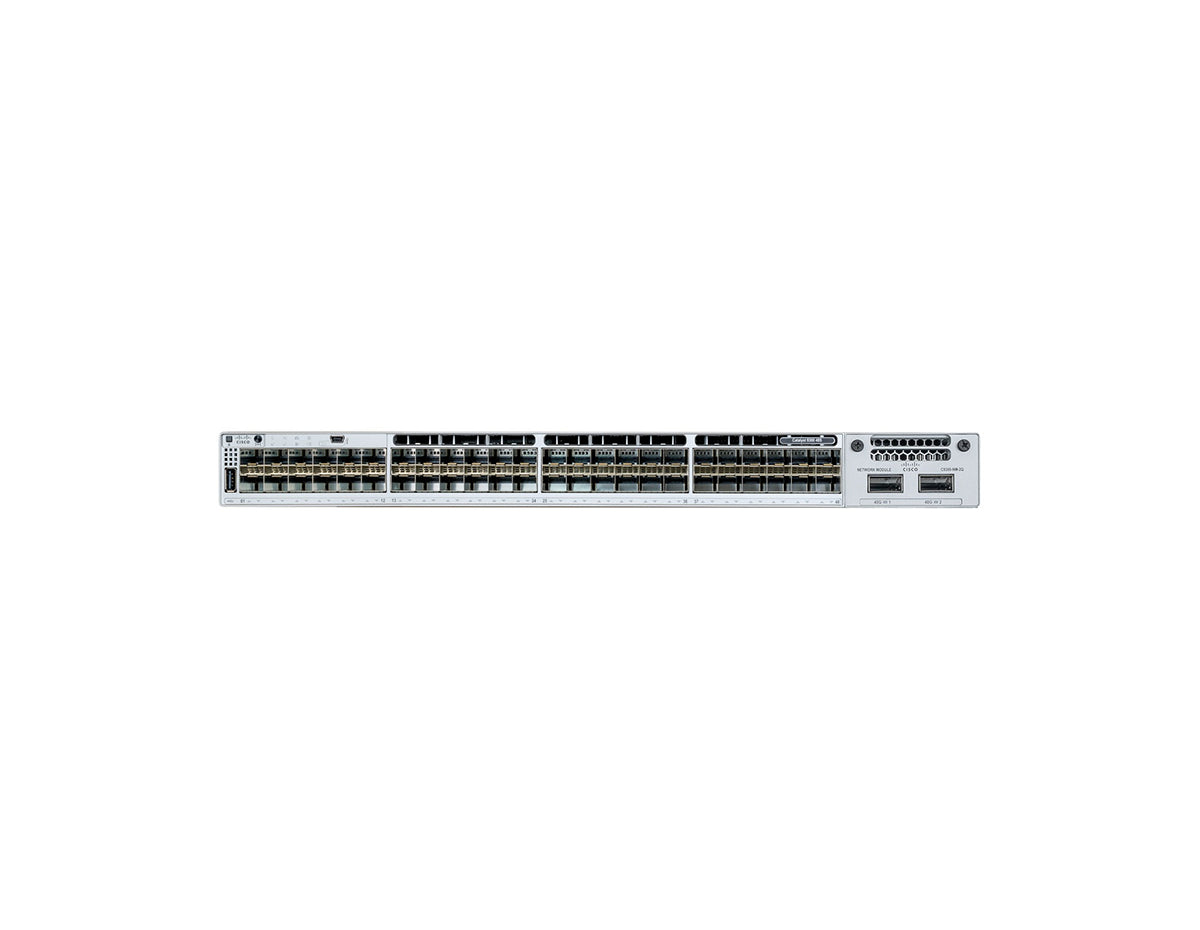 CISCO C9300-48S-E - Catalyst 9300 48 GE SFP Ports, modular uplink Switch.