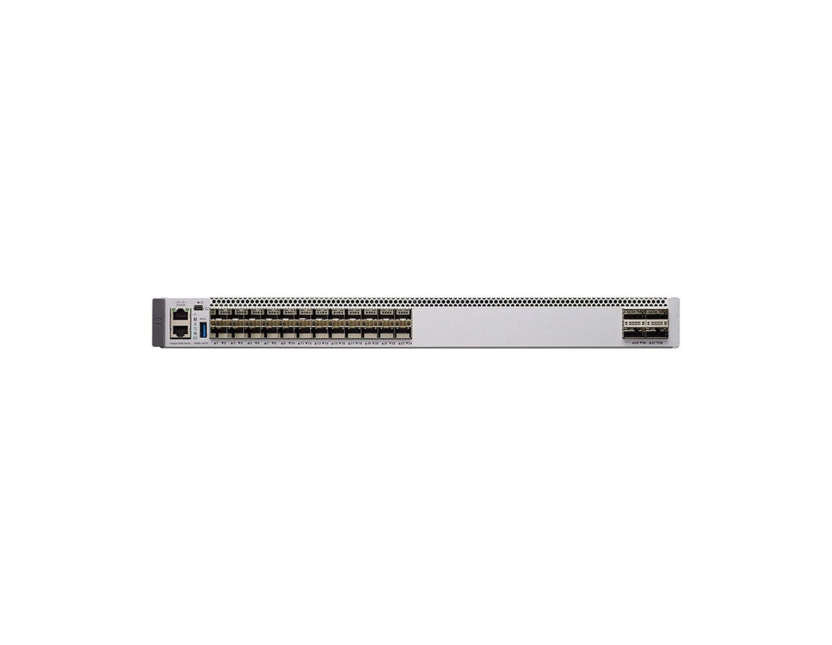 CISCO C9500-24Y4C-A - Cisco Catalyst 9500 Series 24-Port switch (24x 25G SFP28, 4x 40G/100G QSFP+) with 1x 950WAC PSU, Network Advantage