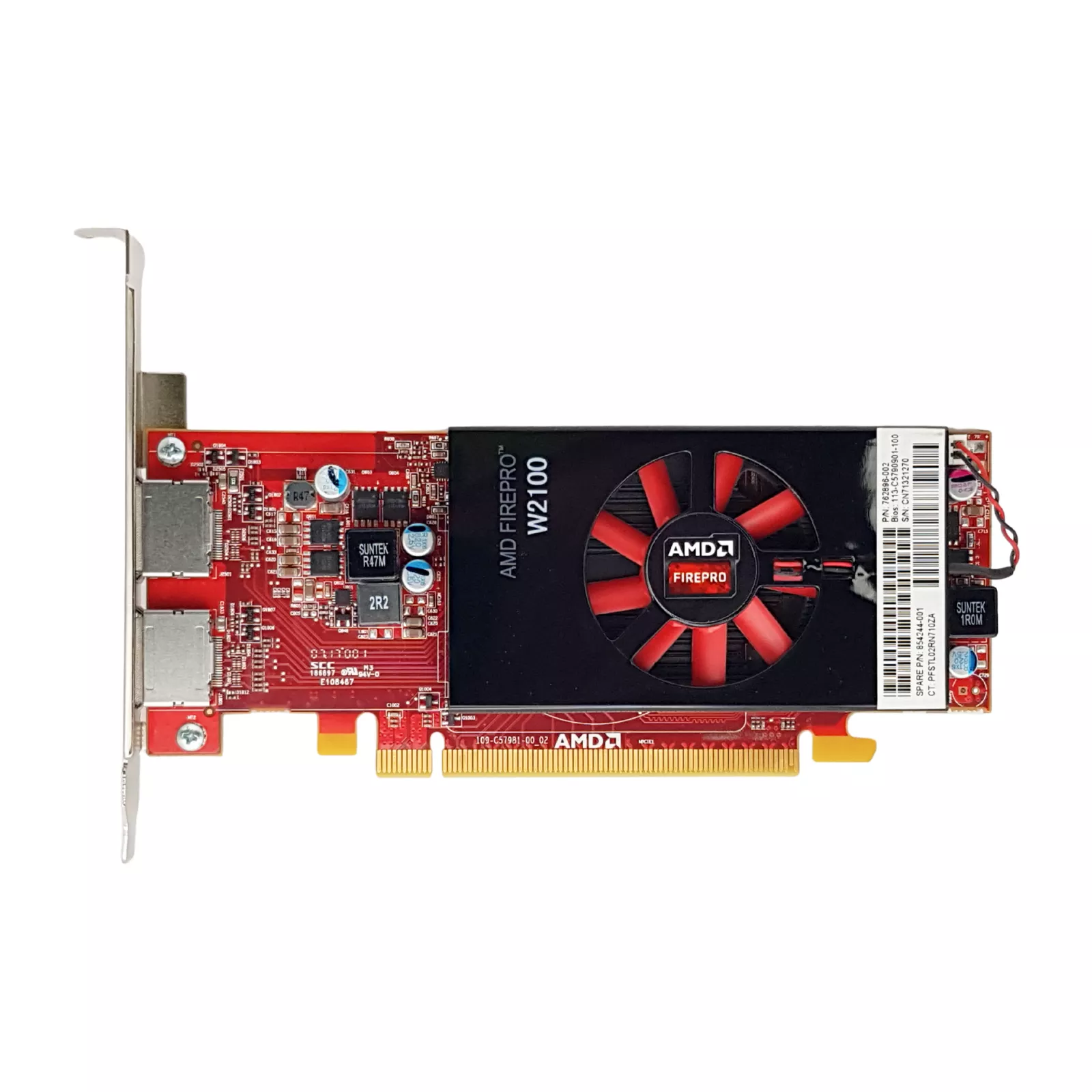AMD FirePro W2100 - 2GB DDR3 (2x DisplayPort)