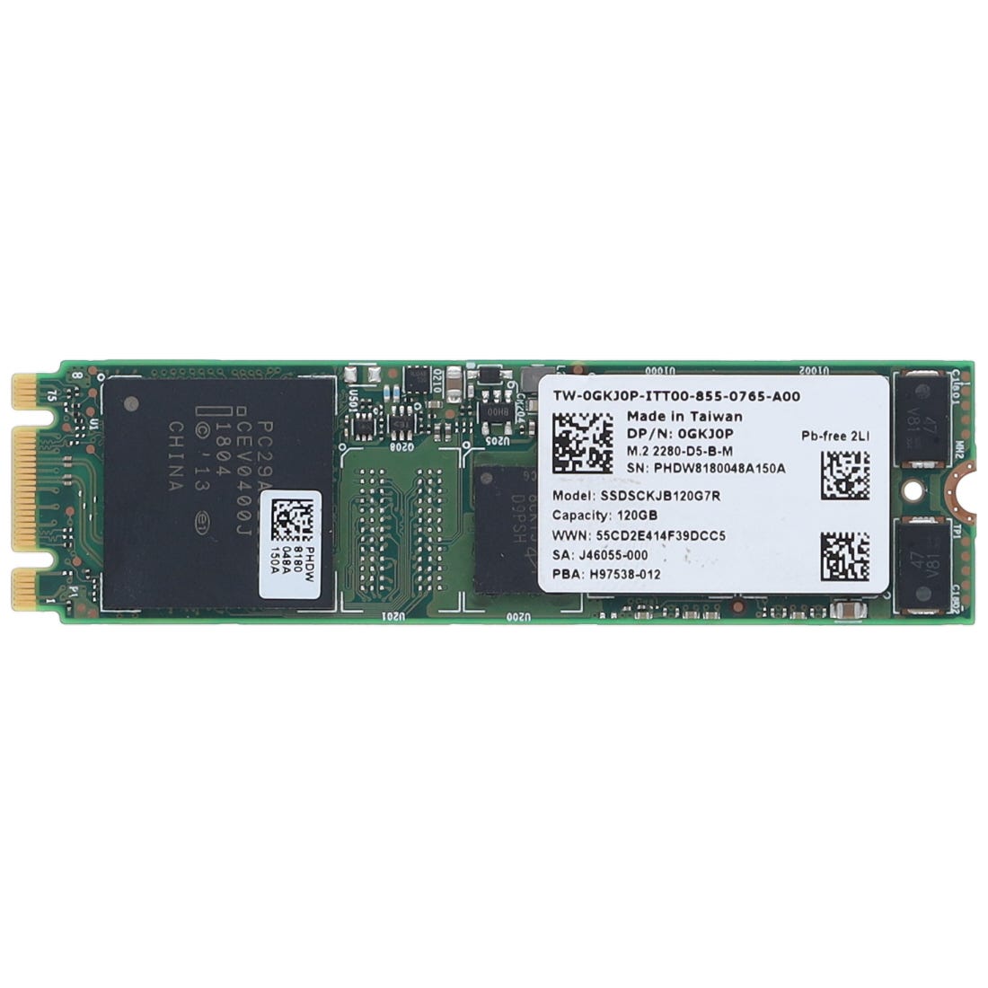 Dell GKJ0P 120GB M.2 SATA 6G SSD