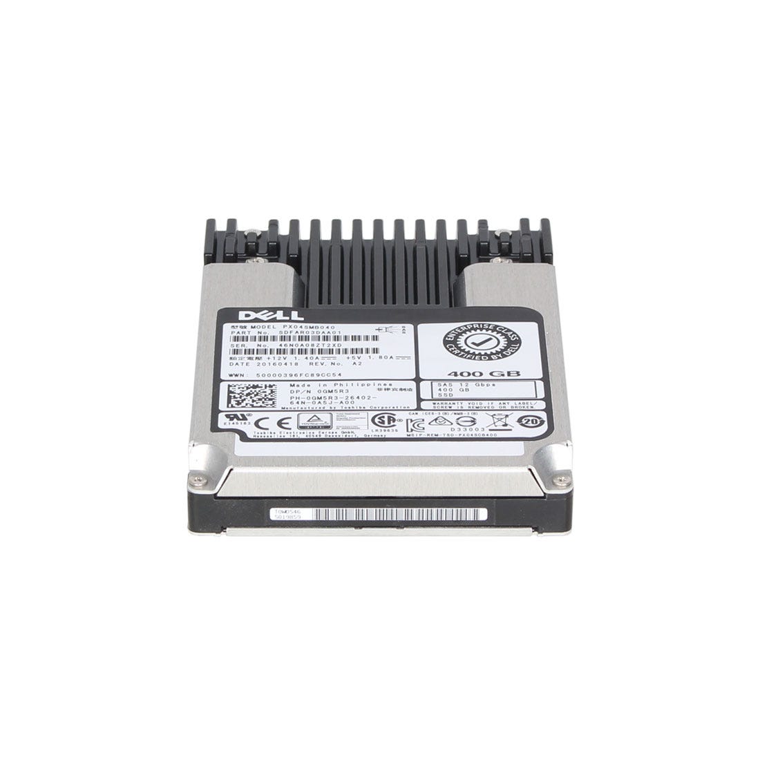 Dell GM5R3 400GB SSD SAS 2.5 12G