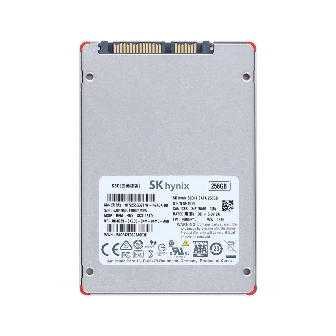 Dell H4G39 256GB SSD SATA 2.5" 6G