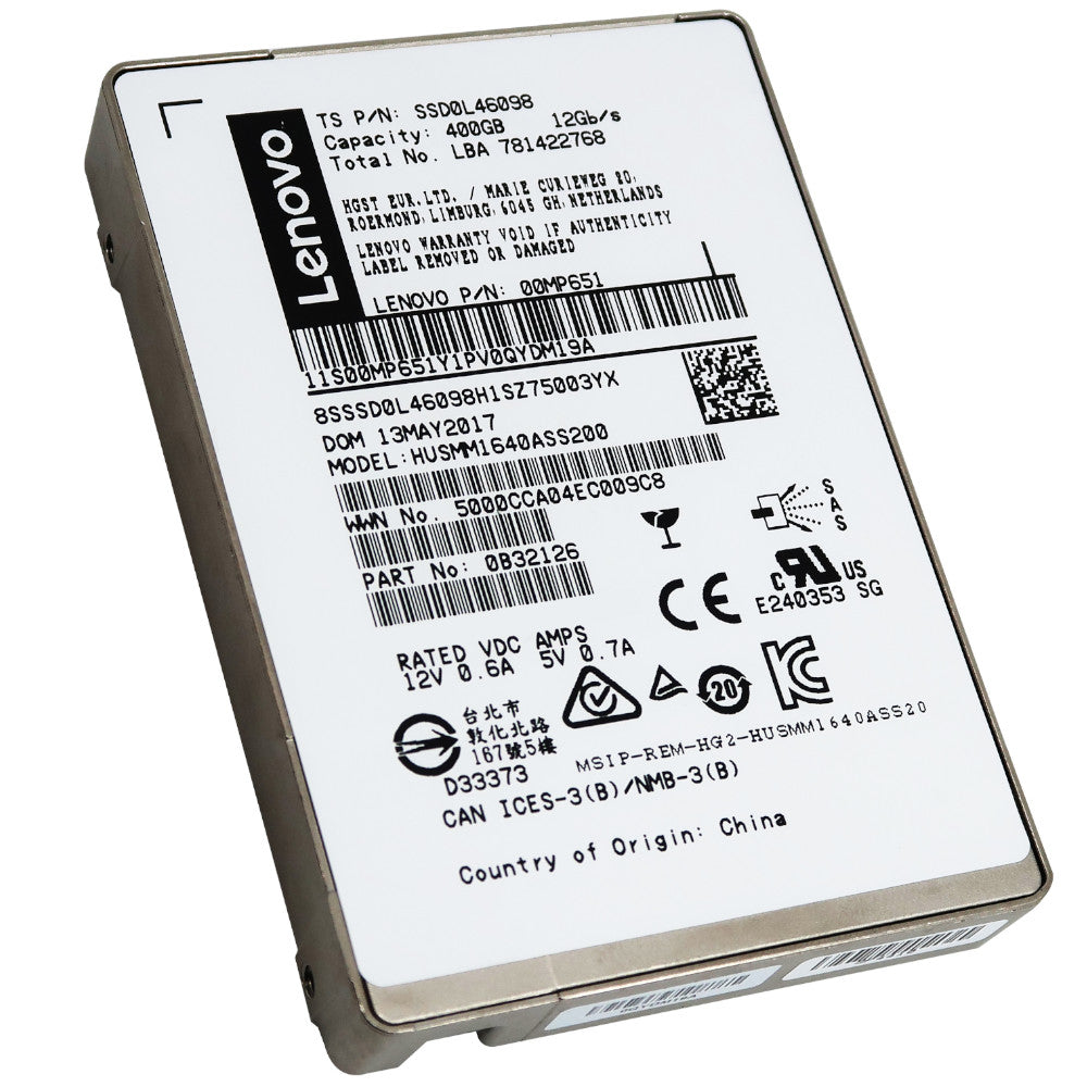 HGST 400GB SAS 2.5" SSD