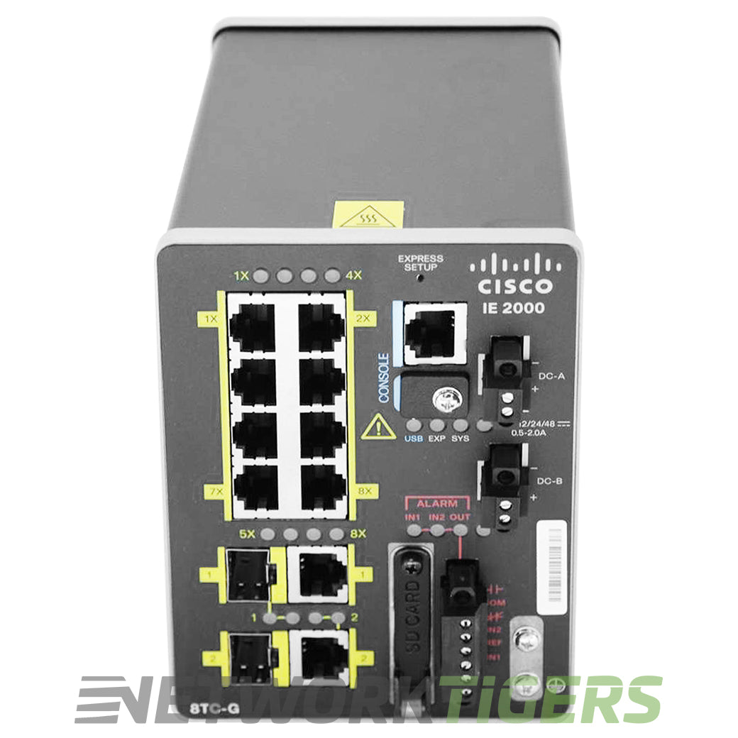 Cisco IE 2000 (8-Port) Fast Ethernet Switch with 2 x Combo Gigab