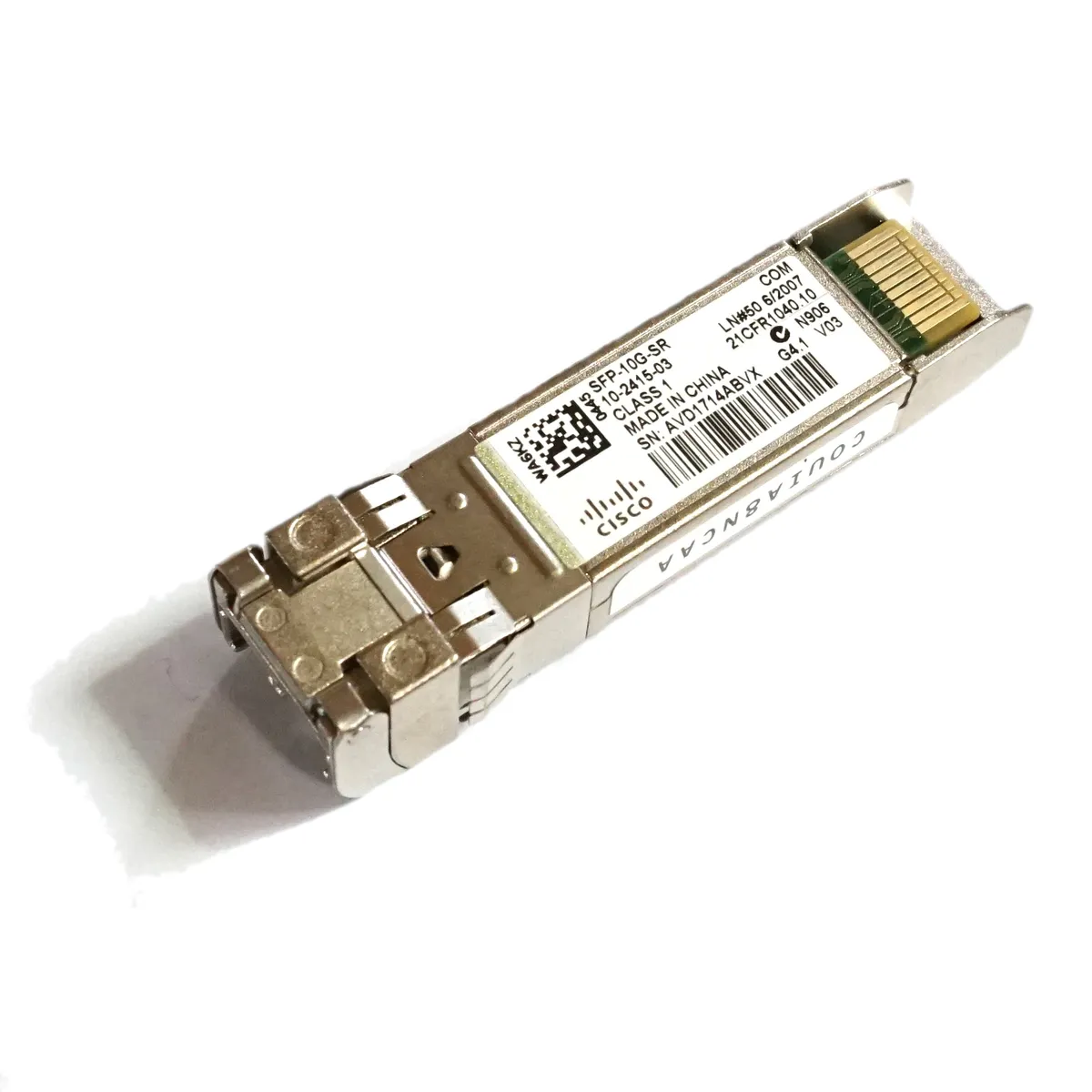 Cisco SFP-10G-SR 10Gb SFP+ LC/PC Multi-Mode Transceiver Module