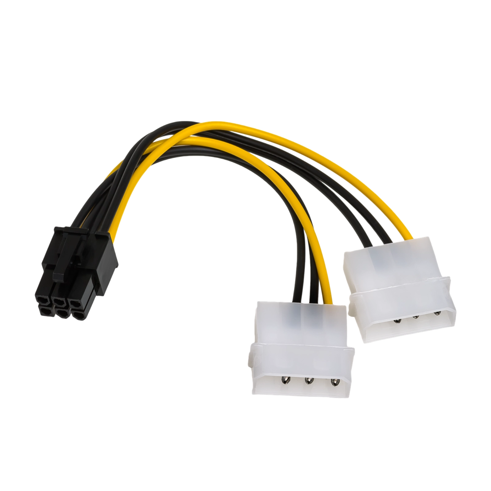Molex to 6-Pin PCIe Power Cable 5in