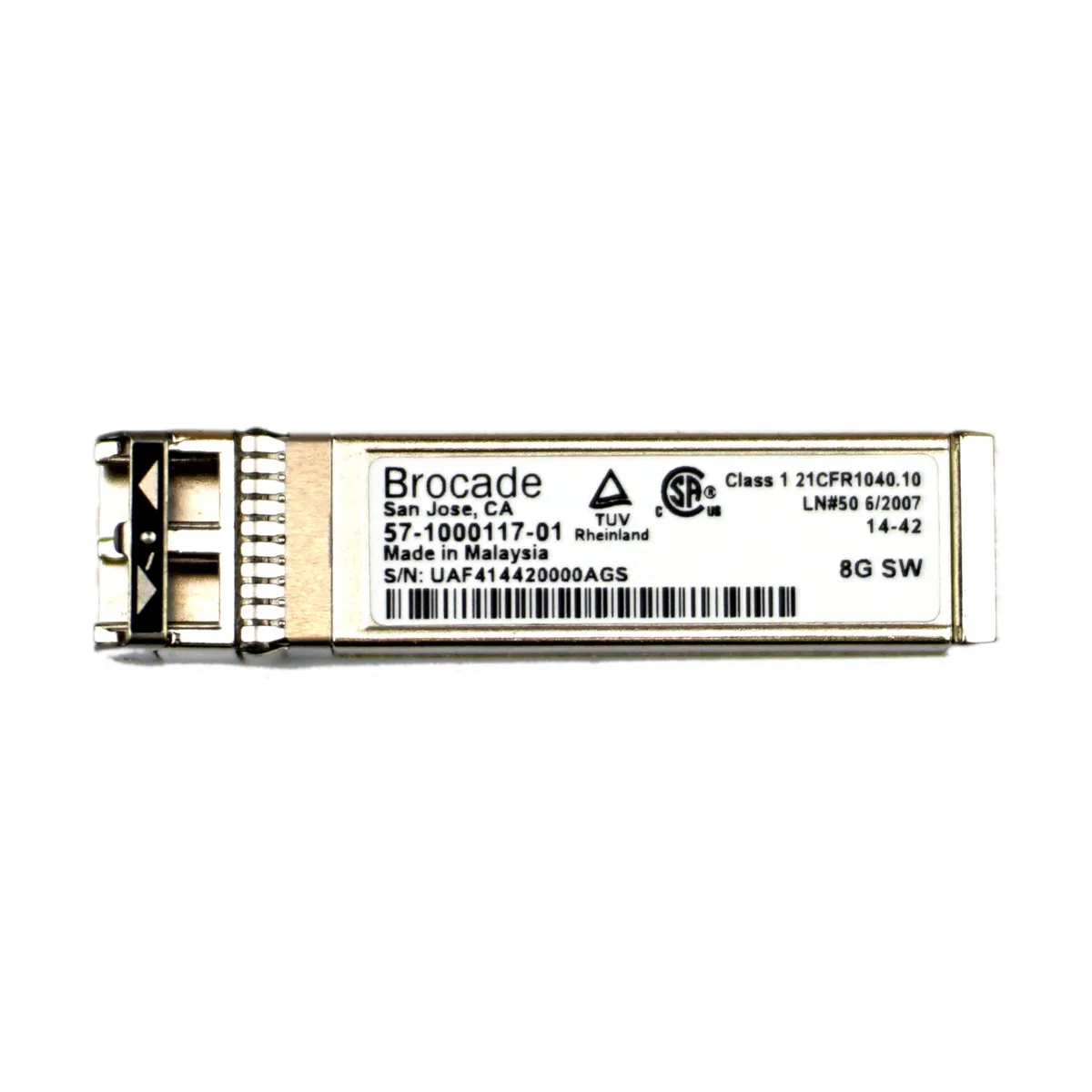 Brocade 57-1000117-01 - 8Gbps SFP+ SWL LC Mini GBIC