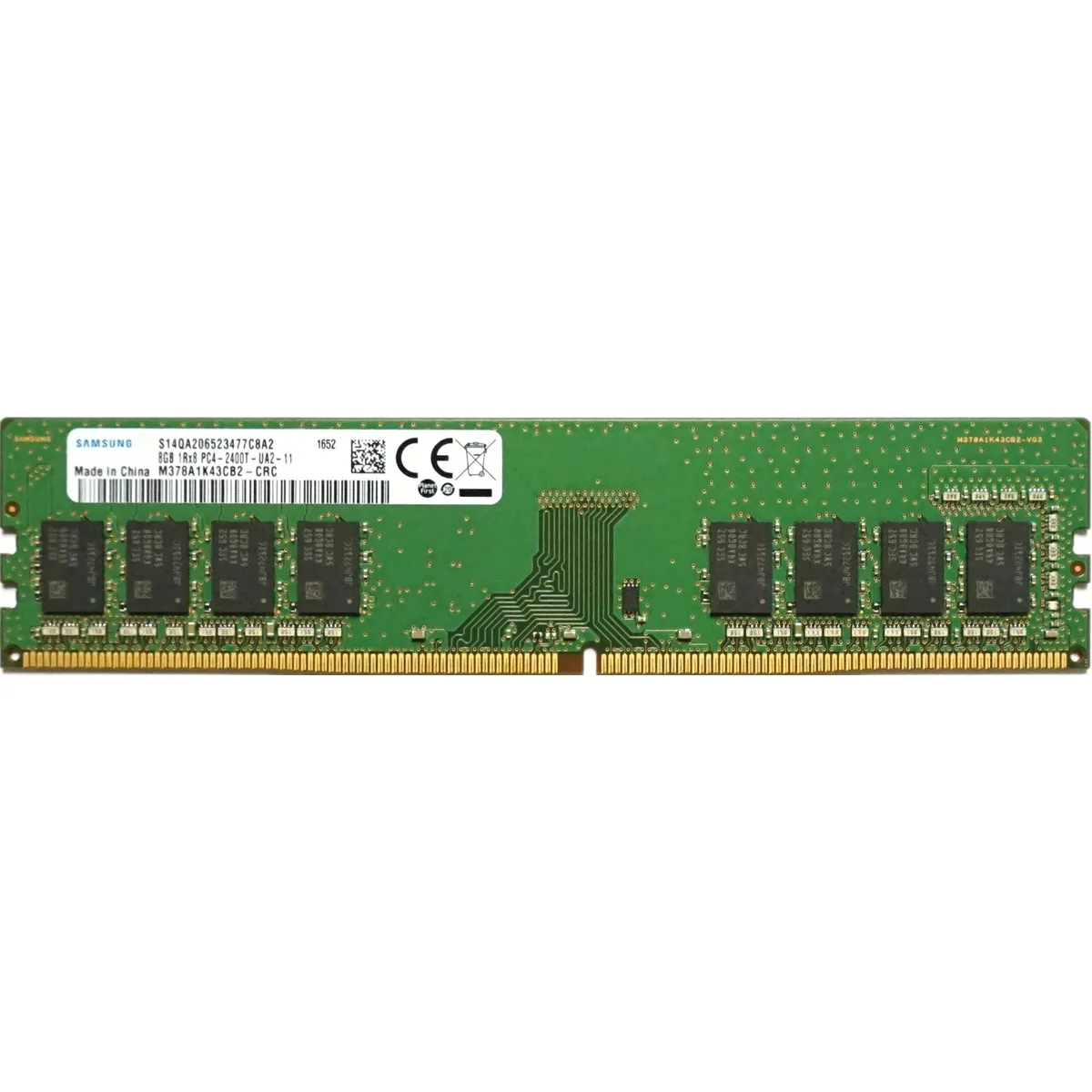 Unbranded - 8GB PC4-19200T-U (DDR4-2400Mhz, 1RX8) Unbuffered PC RAM