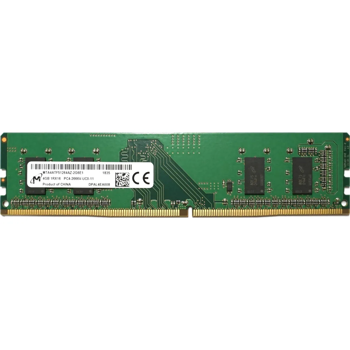 4GB - PC4-21300V-U (1RX16, DDR4-2666MHz)