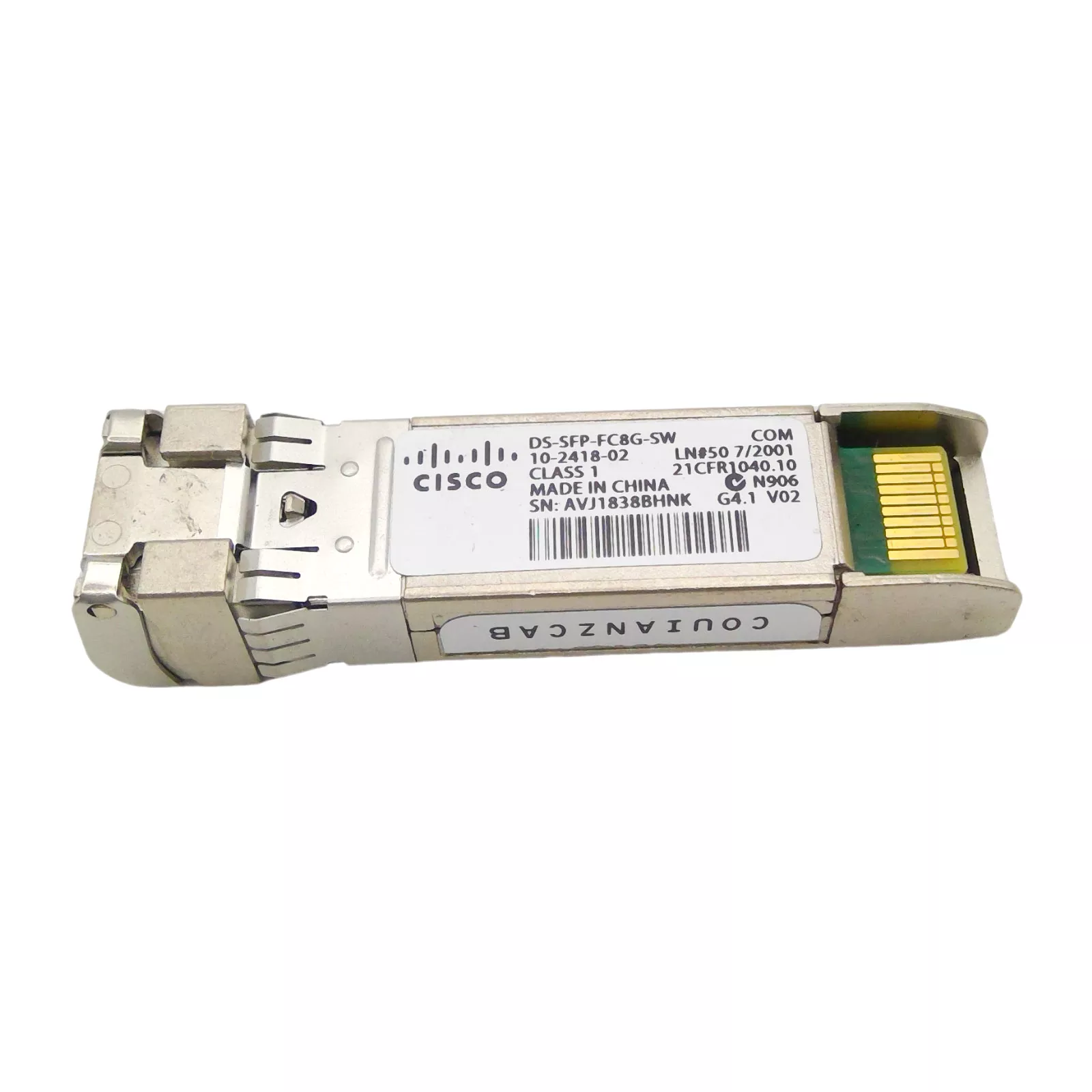 Cisco DS-SFP-FC8G-SW 8Gbps MMF SW LC SFP+ 100m 850nm Mini GBIC