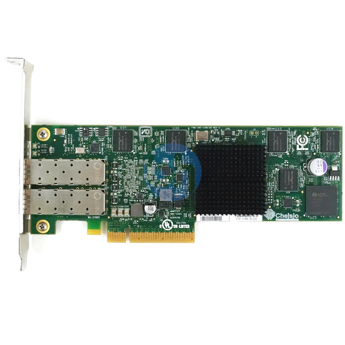 Chelsio S320E-LP-CR Dual Port 10GbE SFP+ FH PCIe-x8 CNA