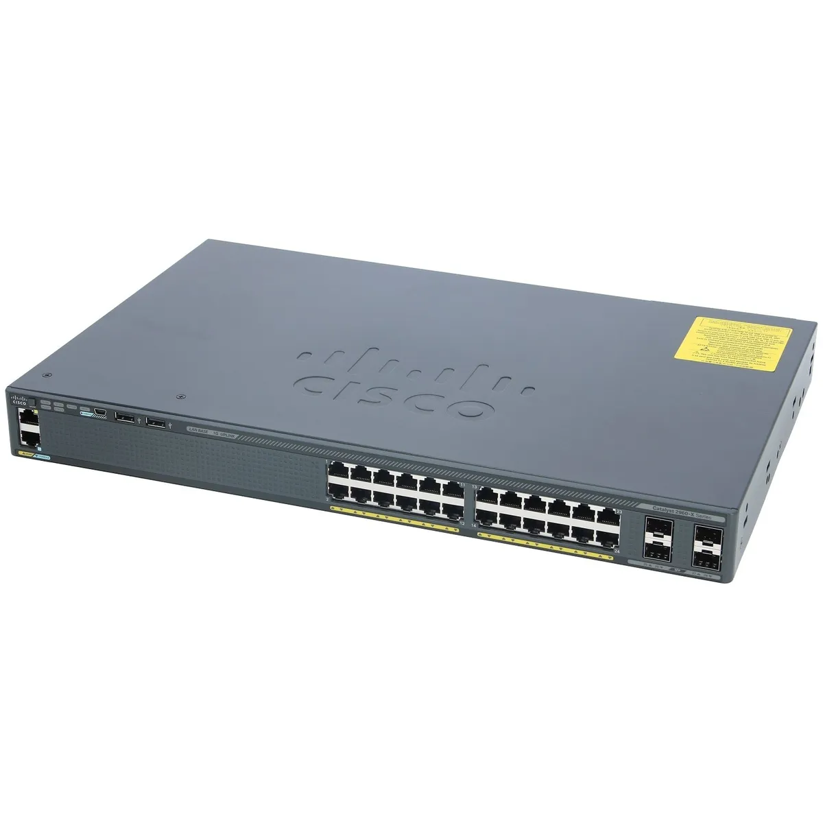Cisco Catalyst 2960 WS-C2960X-24PS-L 24xRJ-45 1Gbps PoE+ Managed Switch
