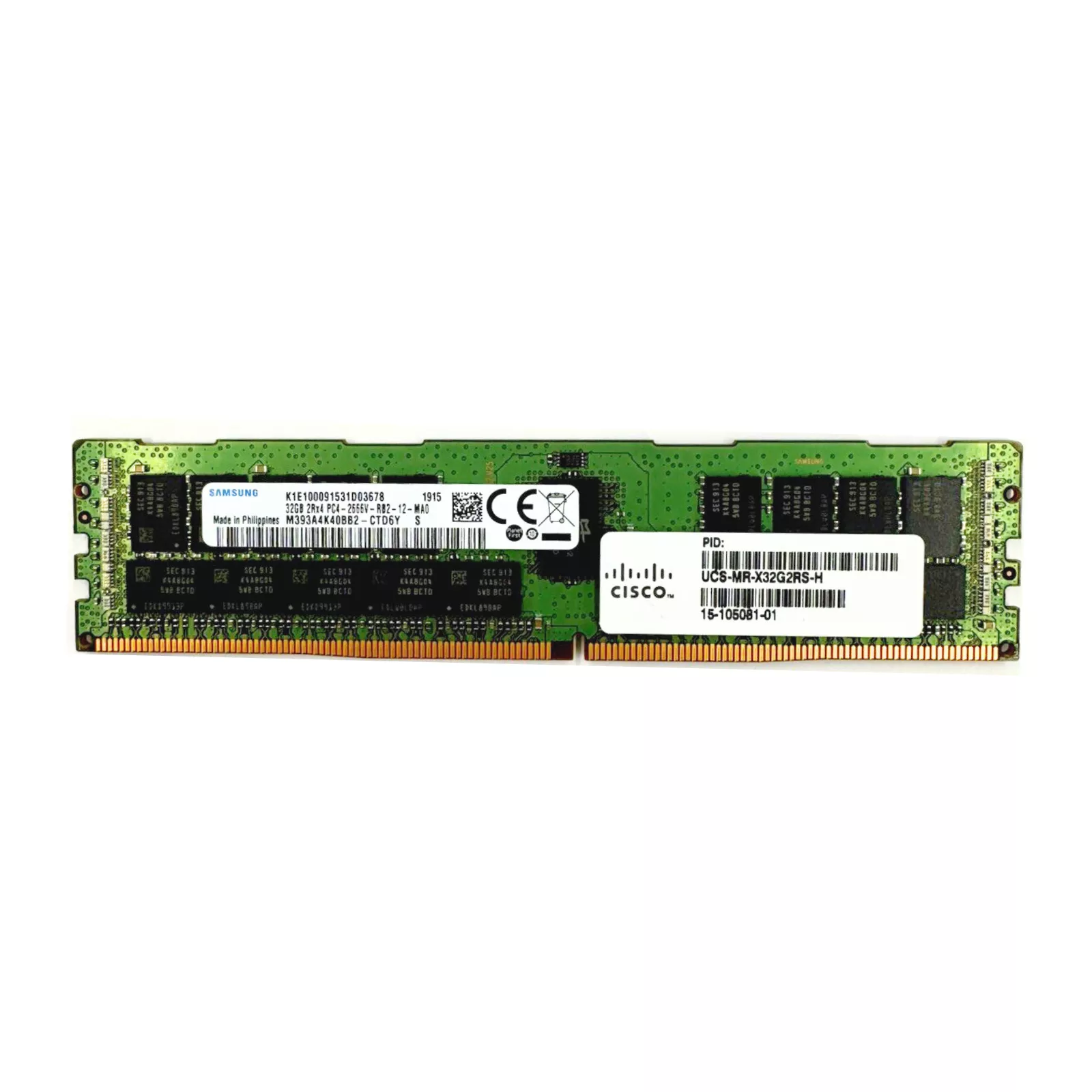 Cisco (15-105081-01) - 32GB PC4-21300V-R (2RX4, DDR4-2666MHz) RAM