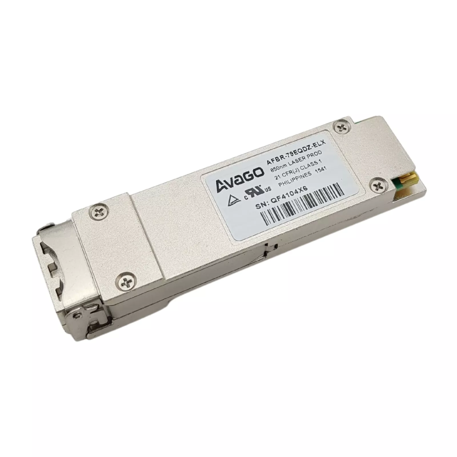 Avago AFBR-79EQDZ-ELX 40Gbps MMF SR4 MPO QSFP+ 150m 850nm Transceiver