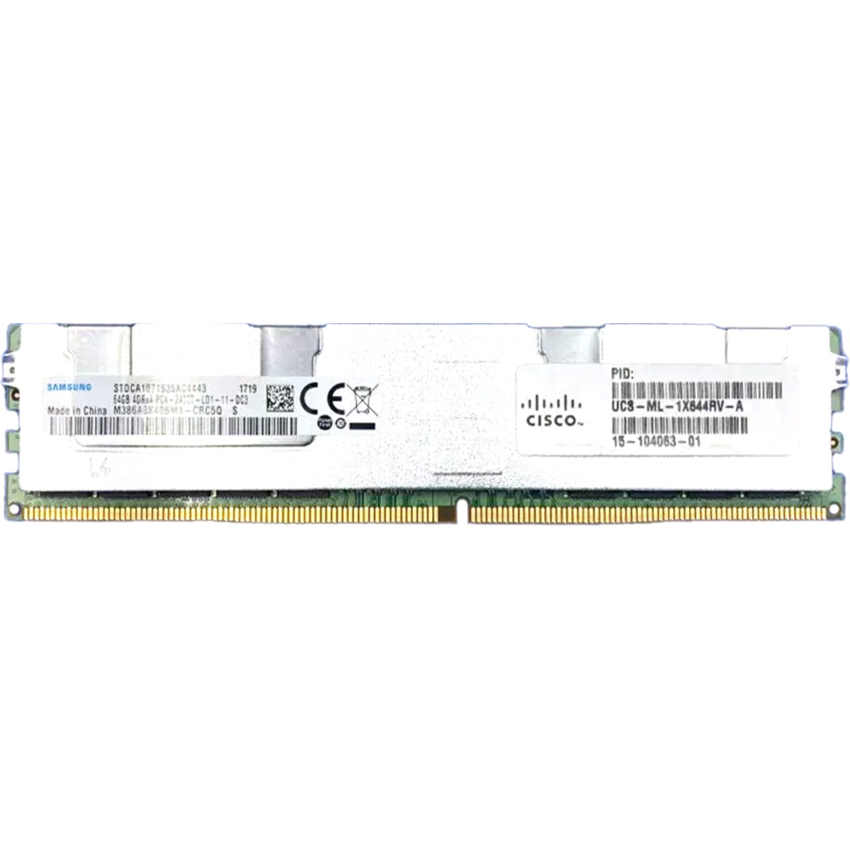 Cisco (15-104063-01) - 64GB PC4-19200T-LR (4DRx4, DDR4-2400MHz) ECC REG RAM