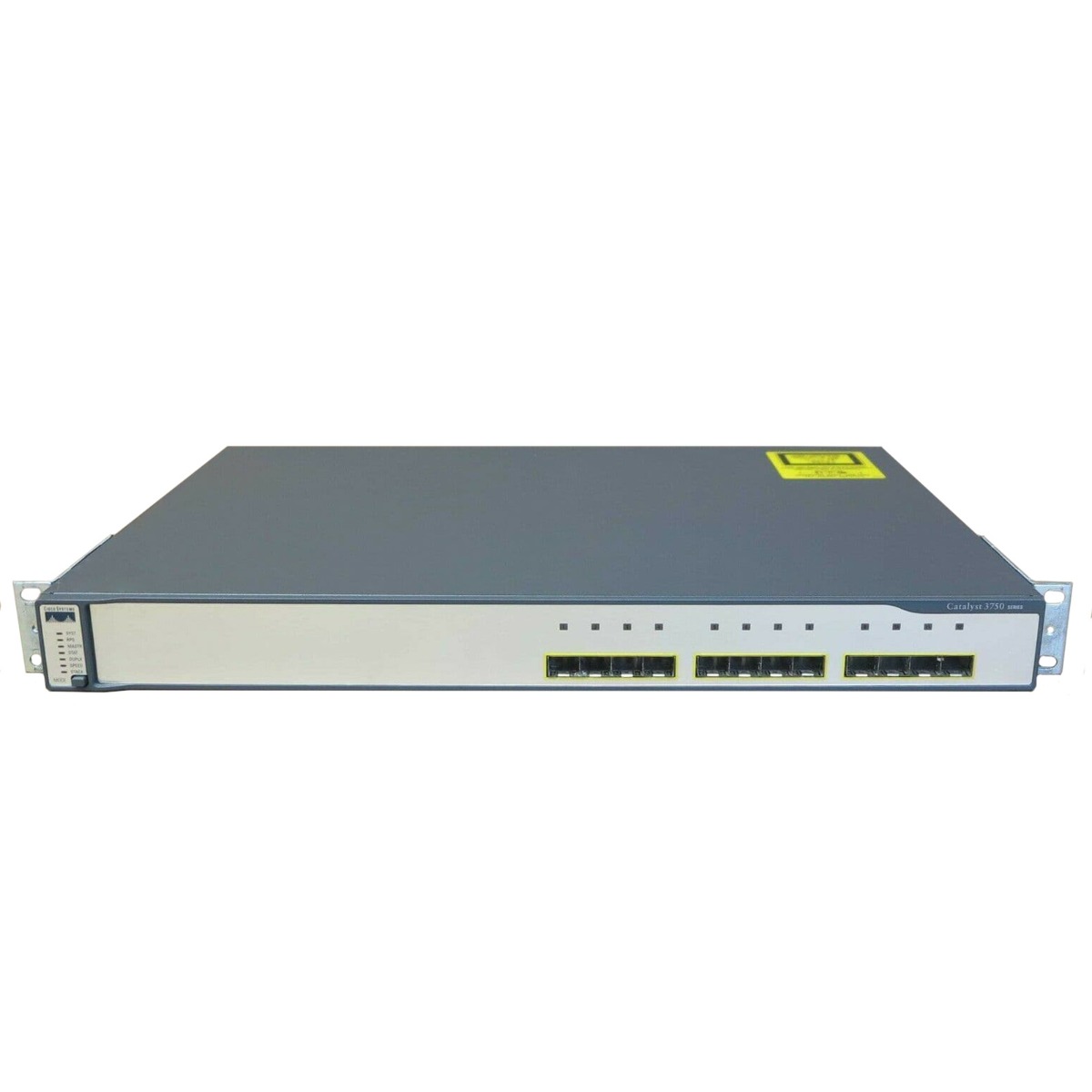Cisco Catalyst WS-C3750G-12S-E - 12xSFP 1G SFP Managed Switch iOS with 2x32G Stack