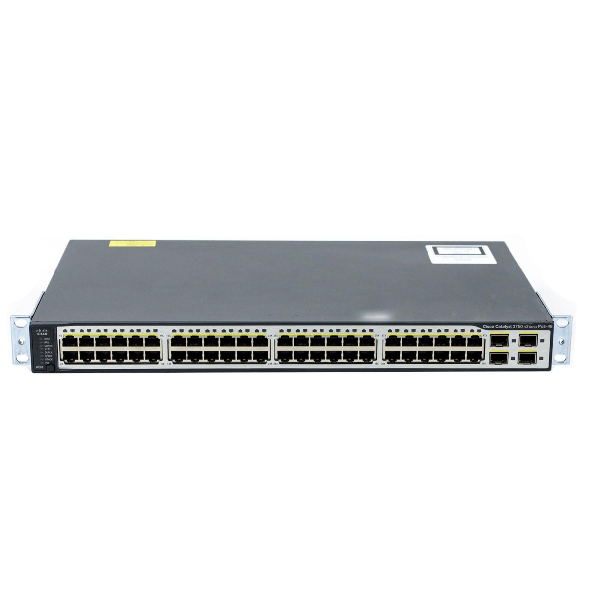 Cisco Catalyst WS-C3750-48PS-S - 48xRJ-45 100M PoE Managed Switch