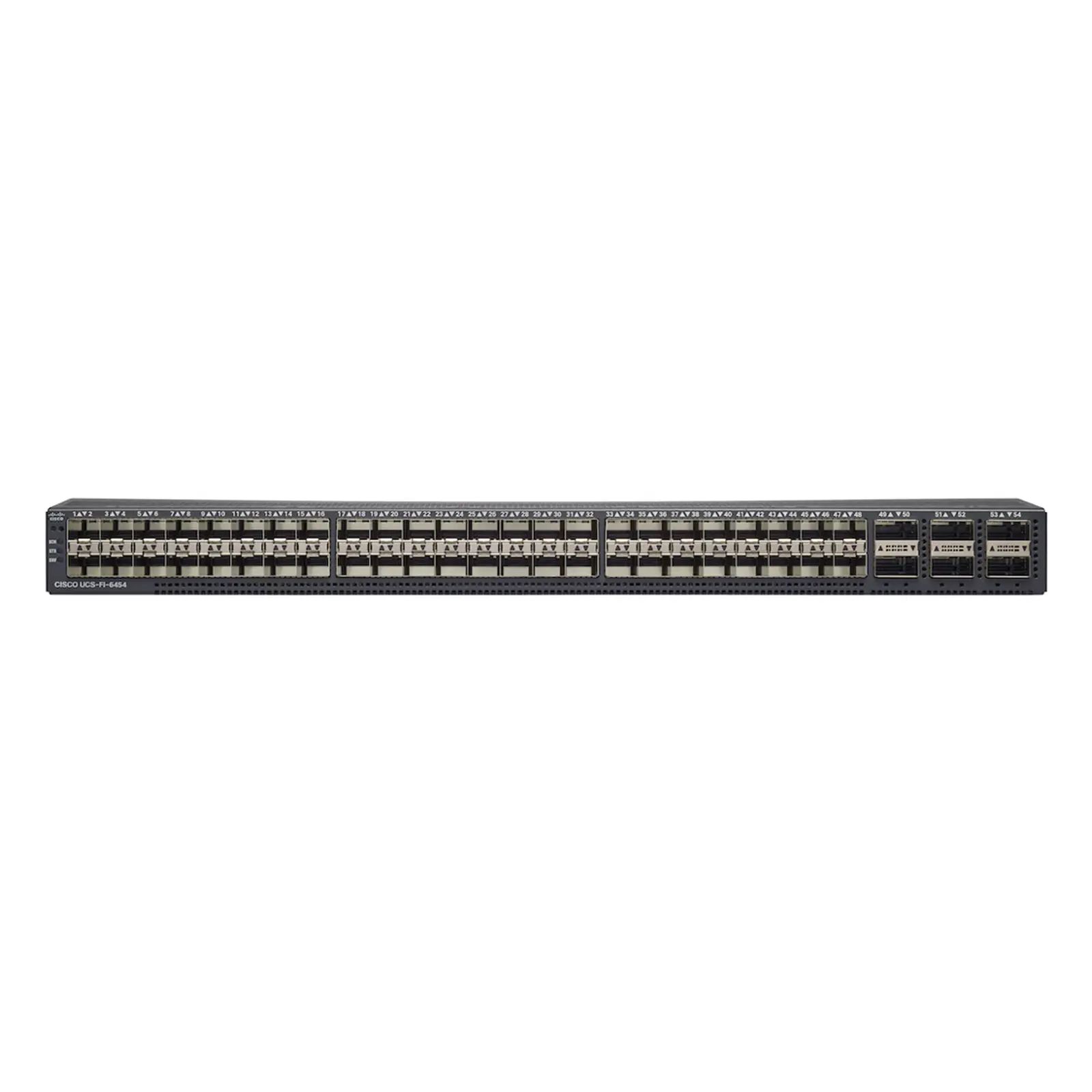 Cisco UCS-FI-6454 - 18 Active/48xSFP28 25G, 2 Active/6xQSFP28 100G L2 Managed Switch