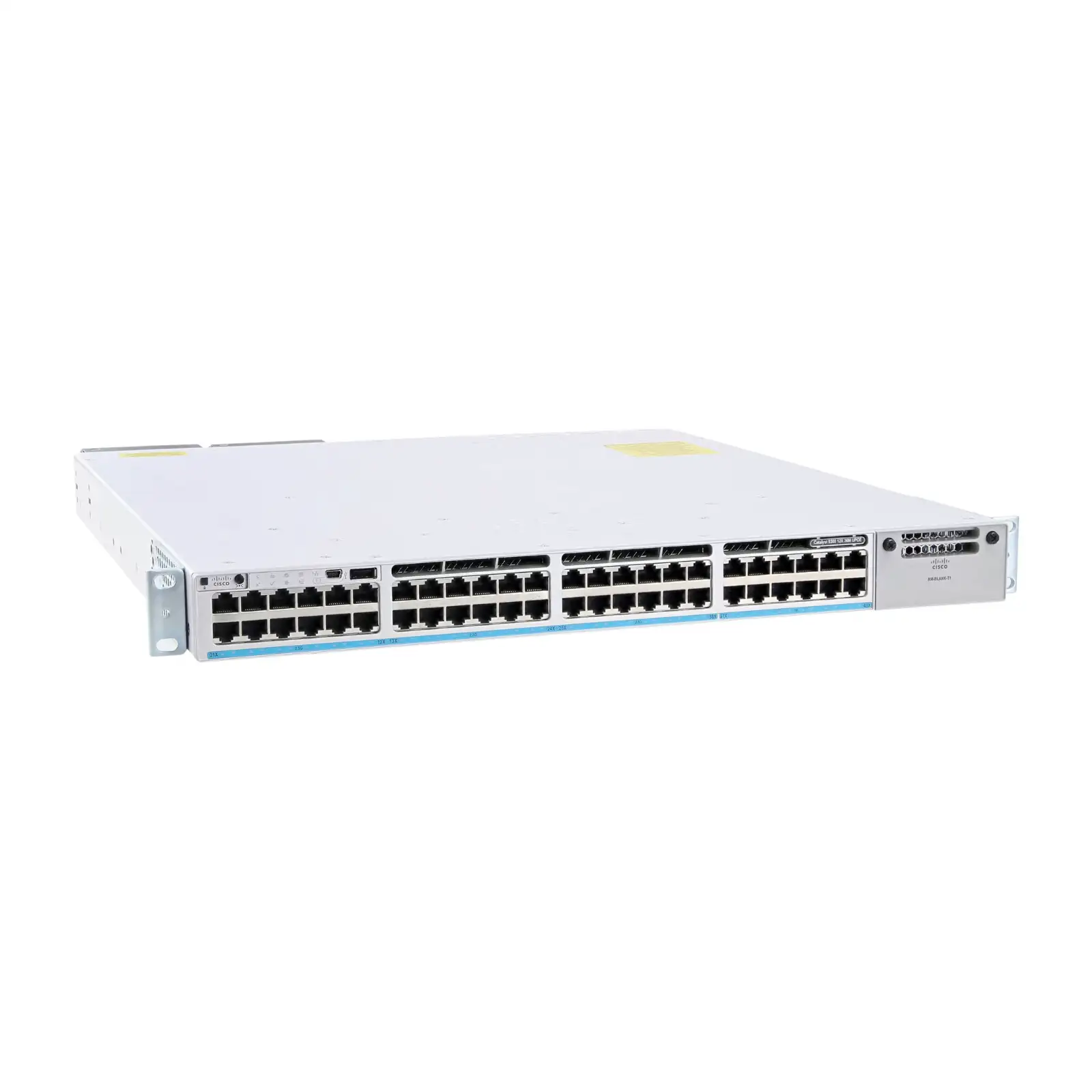 Cisco C9300-48UXM-A 36xRJ-45 2.5G 12xRJ-45 10G 8xSFP+ iOS XE Network Advantage UPoE Managed Switch