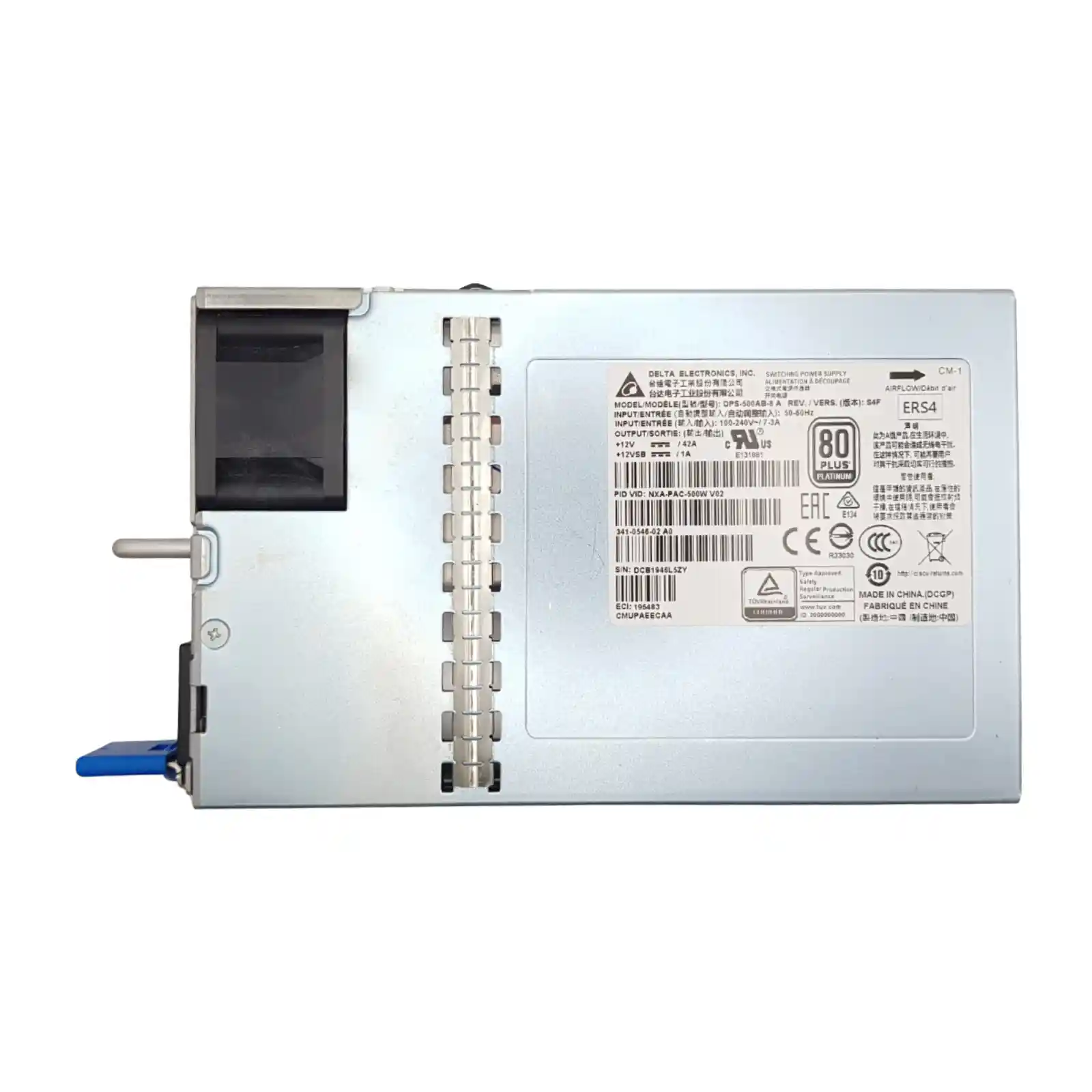 Cisco Nexus 3064/3172TQ 500W PSU