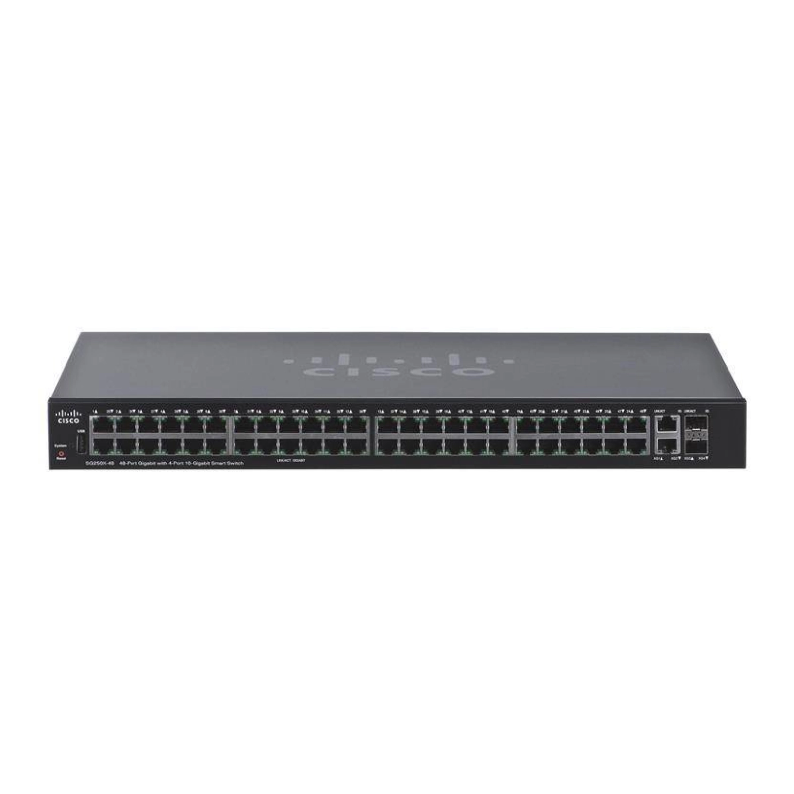 Cisco SG250X-48-K9 48xRJ-45 1G 2xSFP+/RJ-45 10G Smart Switch