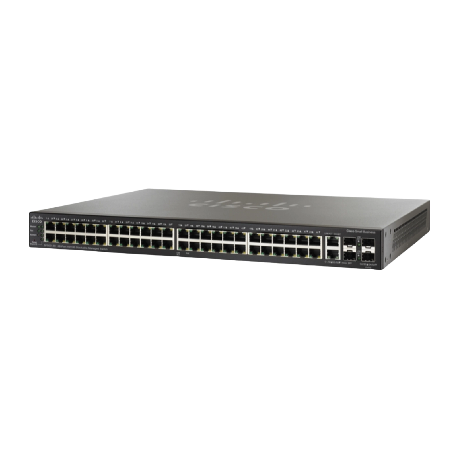 Cisco SF500-48-K9 48xRJ-45 100M 2xRJ-45/SFP 1G No OS Managed Switch