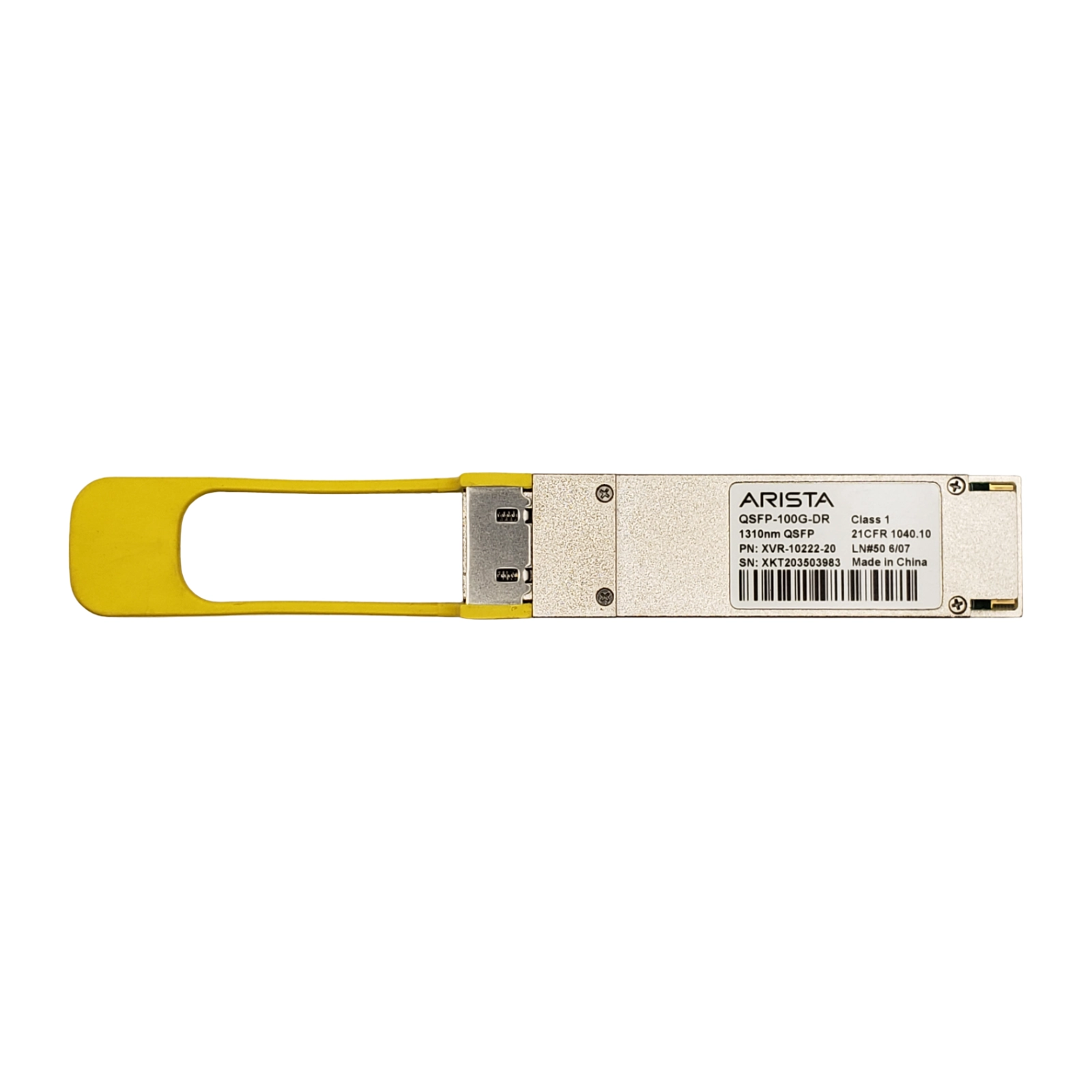 Arista XVR-10222-20 100G SMF DR LC 1310nm 500m QSFP28 Mini GBIC Transceiver