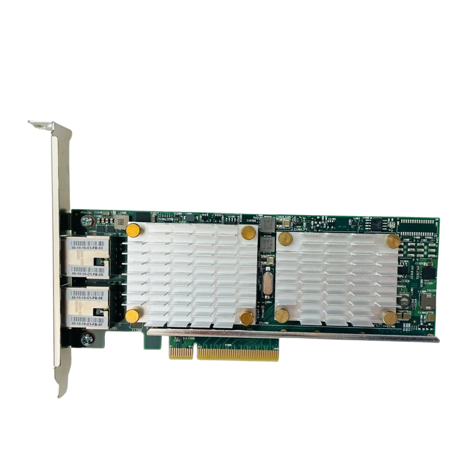 Broadcom BCM957712A Dual Port RJ-45 10G FH PCIe-x8 NIC
