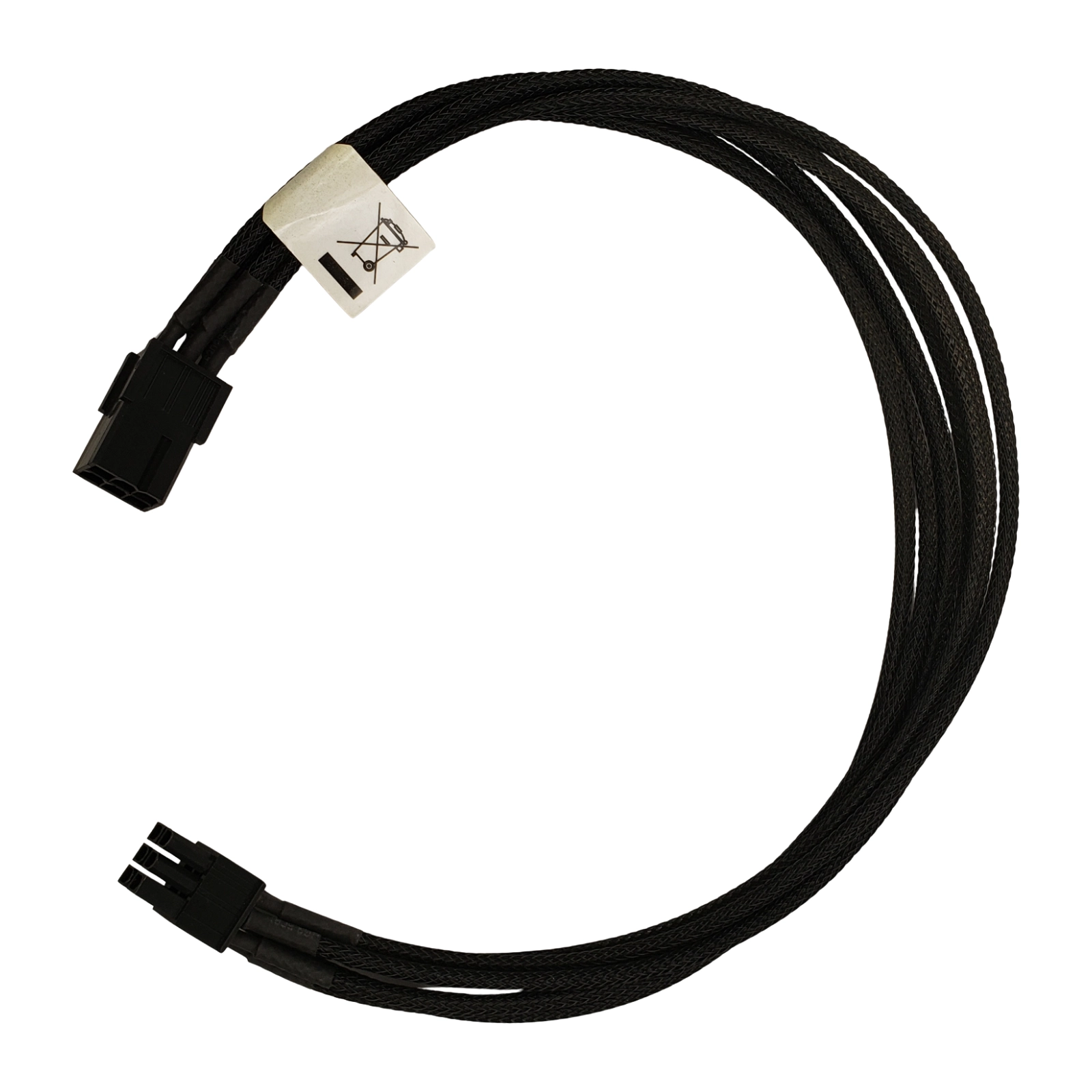 6-Pin PCIe Female to 6-Pin PCIe Male GPU Power Cable Extension 15in