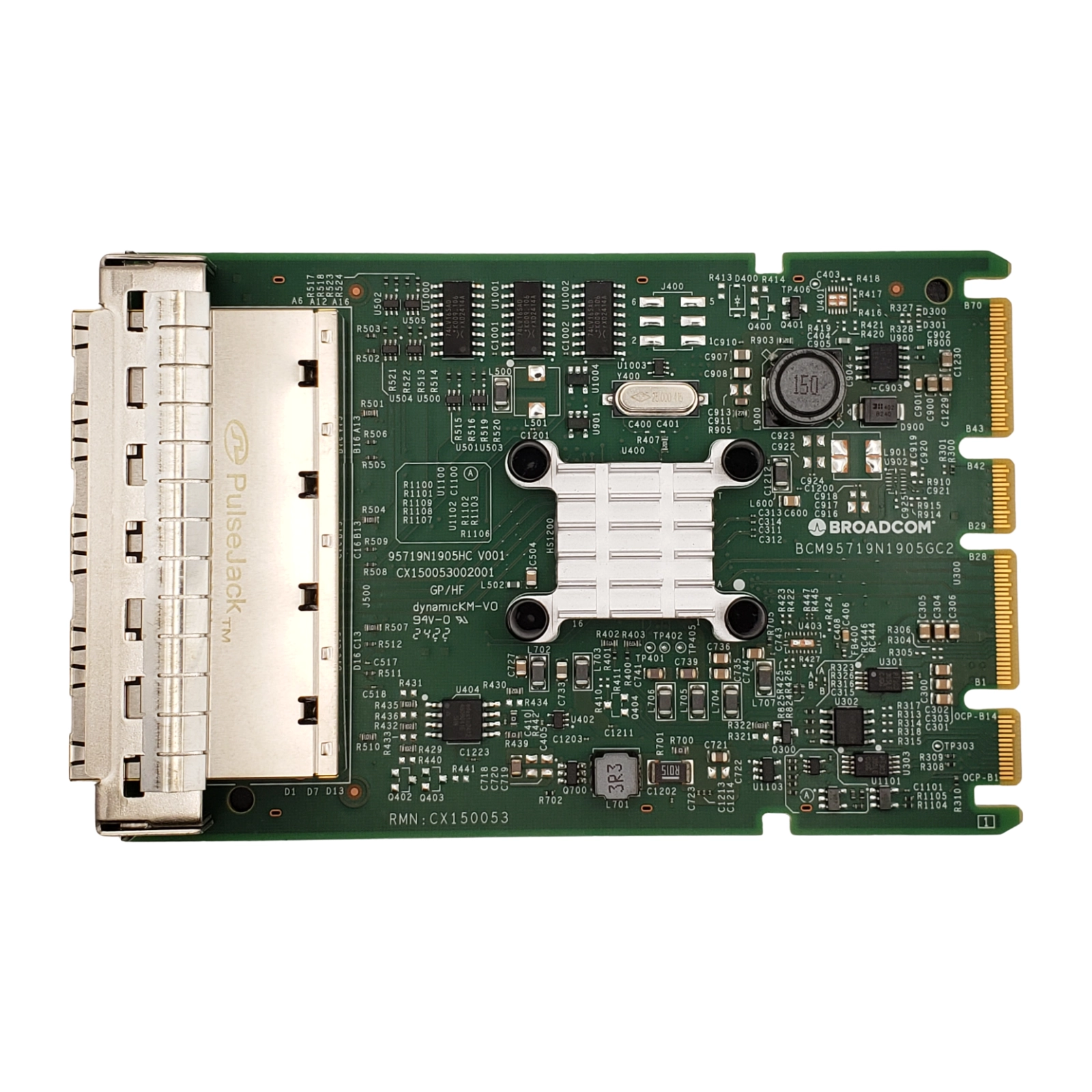 Broadcom BCM5719 Quad Port RJ-45 1G OCP3.0 4C+ SFF Internal Lock NIC