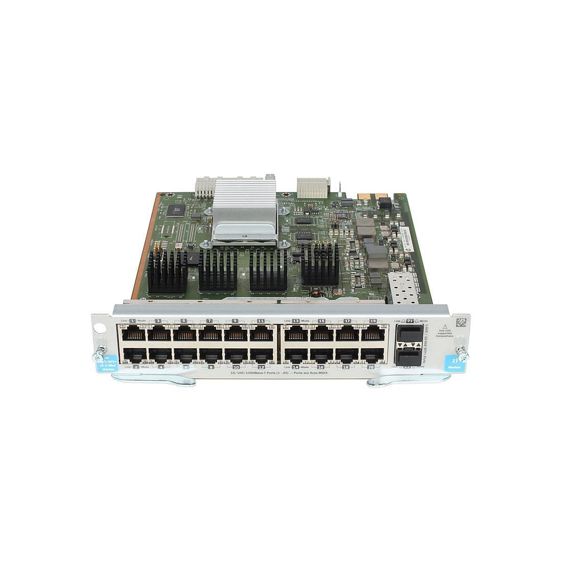 HP J9548A 20-Port GIG-T / 2-Port SFP+ v2 ZL Module