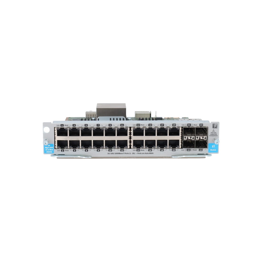 HP J9549A 20-Port Gig-T/4-Port SFP V2 ZL Module