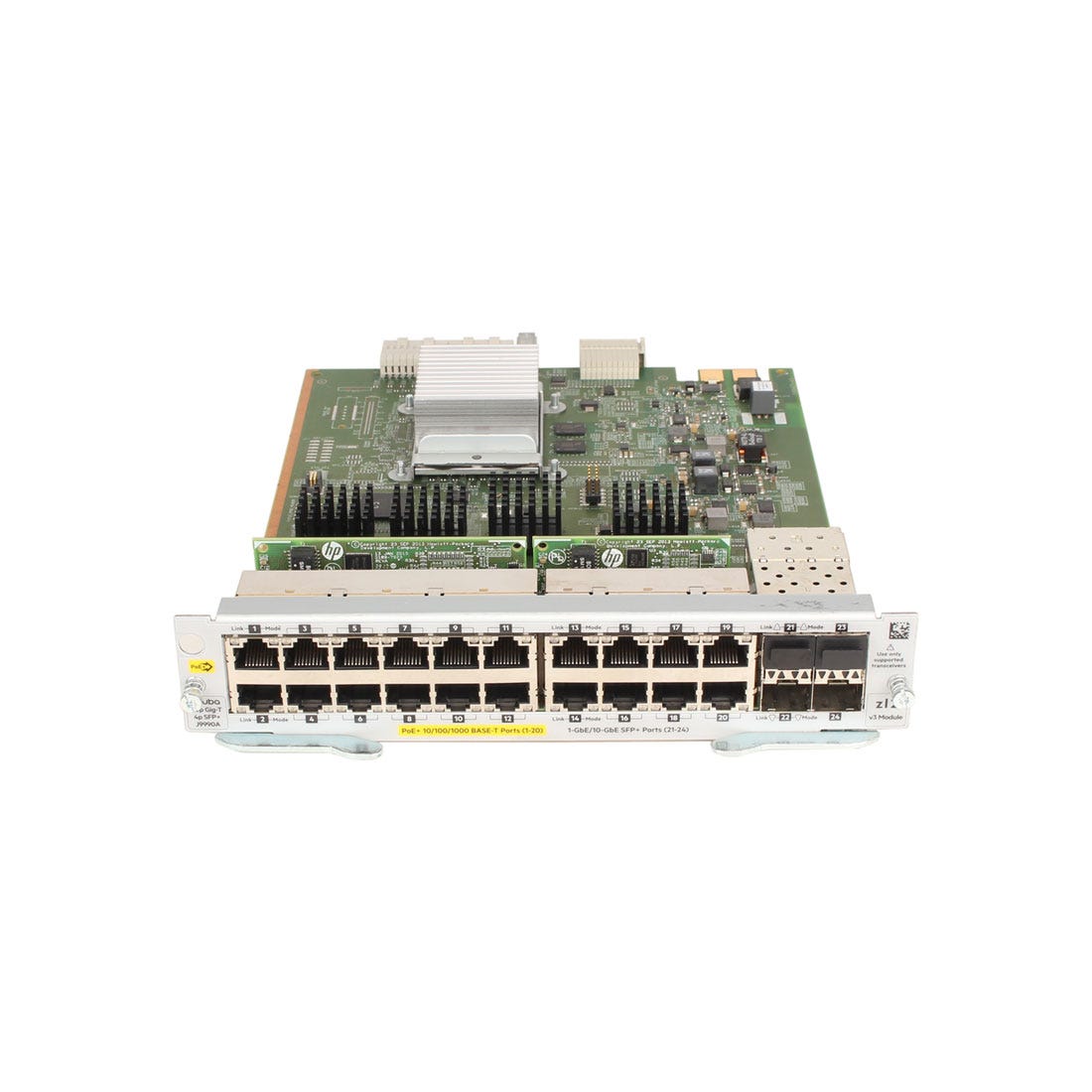 HP J9990A 5400R 20 Port POE+ 4 Port SFP+ MACSEC V3 ZL2 Module