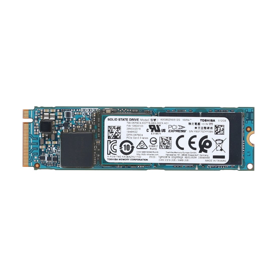 Dell KP8C4 512GB SSD M.2 NVME 2280 TOSH (1)