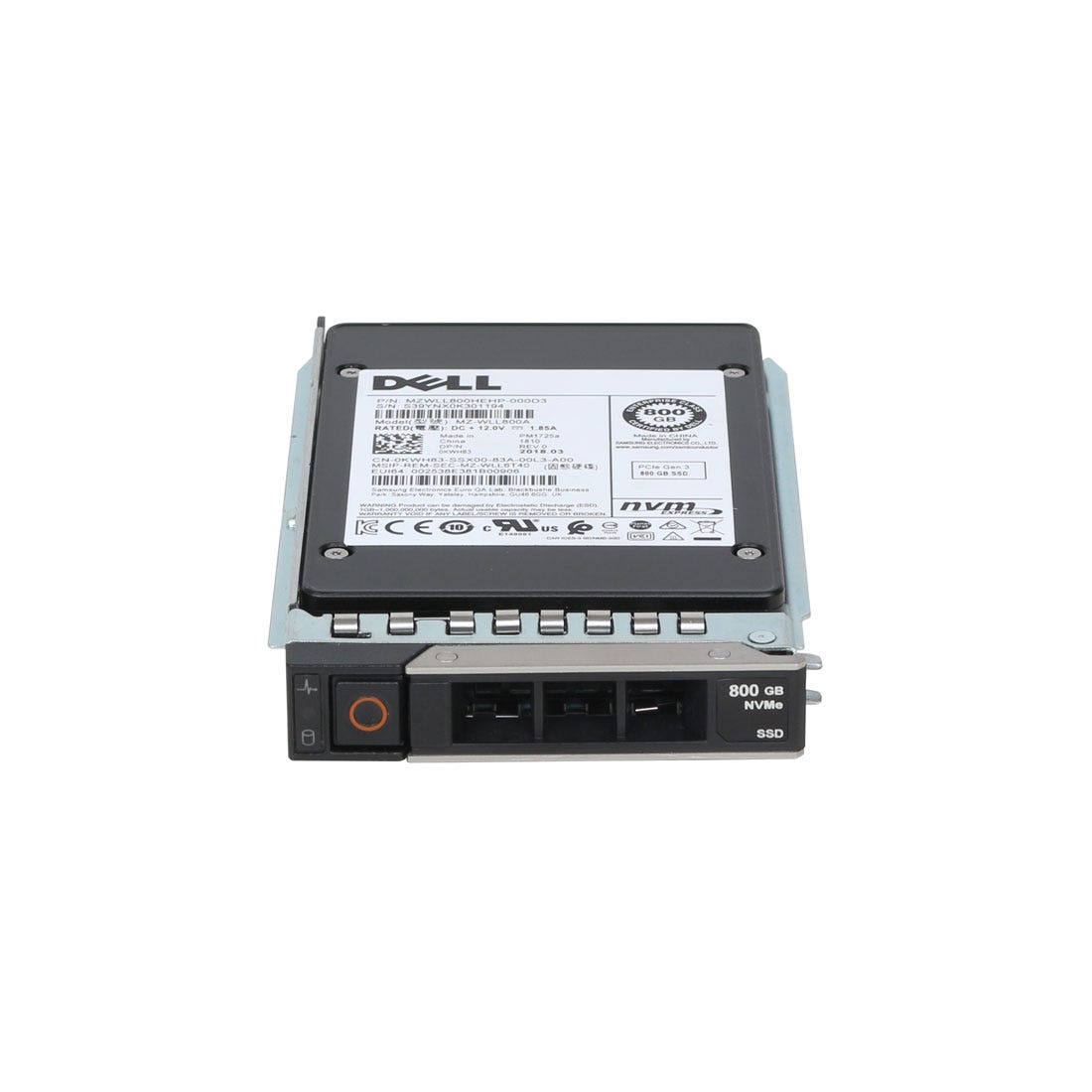 Dell KWH83 800GB SSD 2.5 NVME PCIE G3 -000D3/