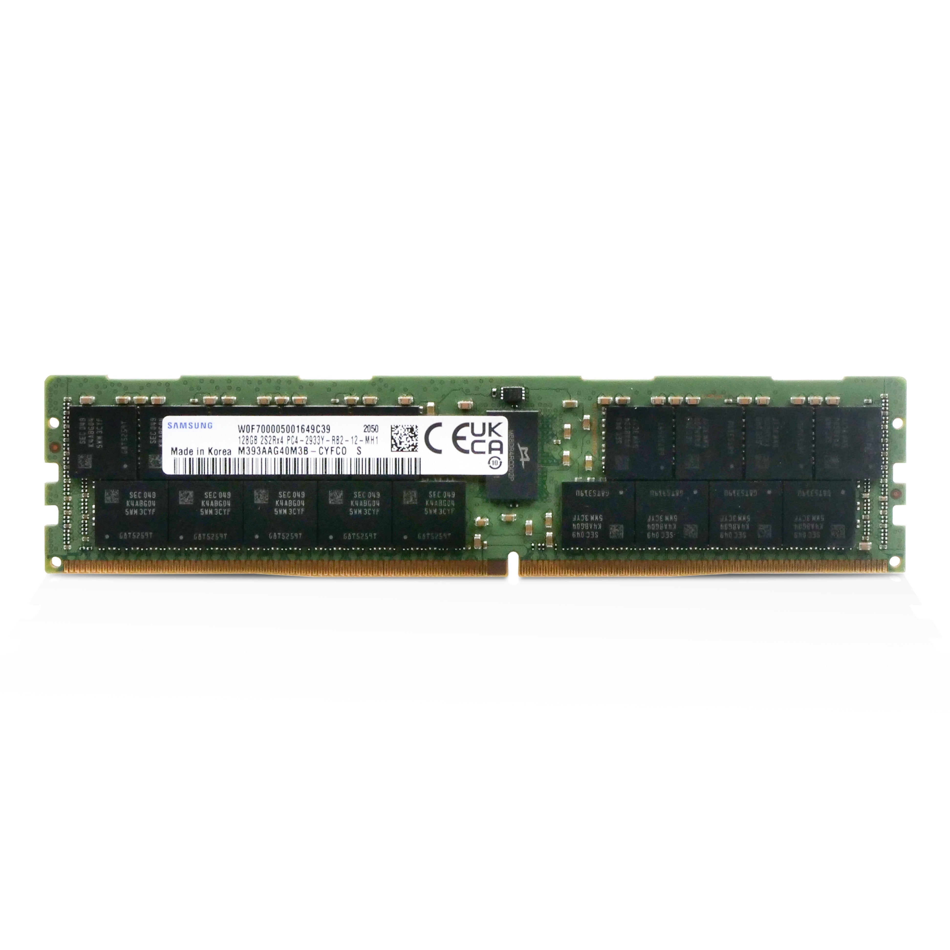 Samsung M393AAG40M3B-CYF 128GB DDR4 2933MHz RDIMM ECC Server RAM (PC4-2933Y-RB2-12-MH1) Seller