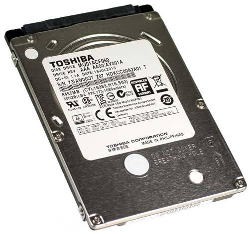 Dell MQ01ACF050 Hard Disk Drive 500GB 2.5inch 7.2K SATA 6Gbps HDD